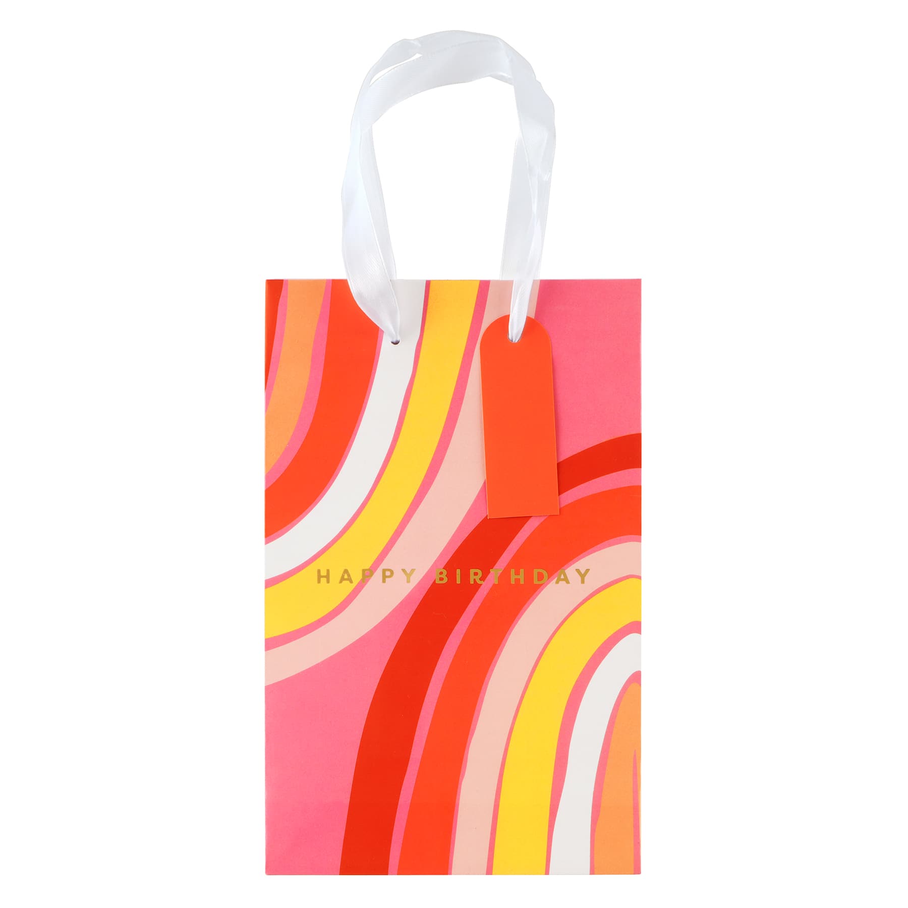 8.5" Happy Birthday with Arches Gift Bag by Celebrate It™
