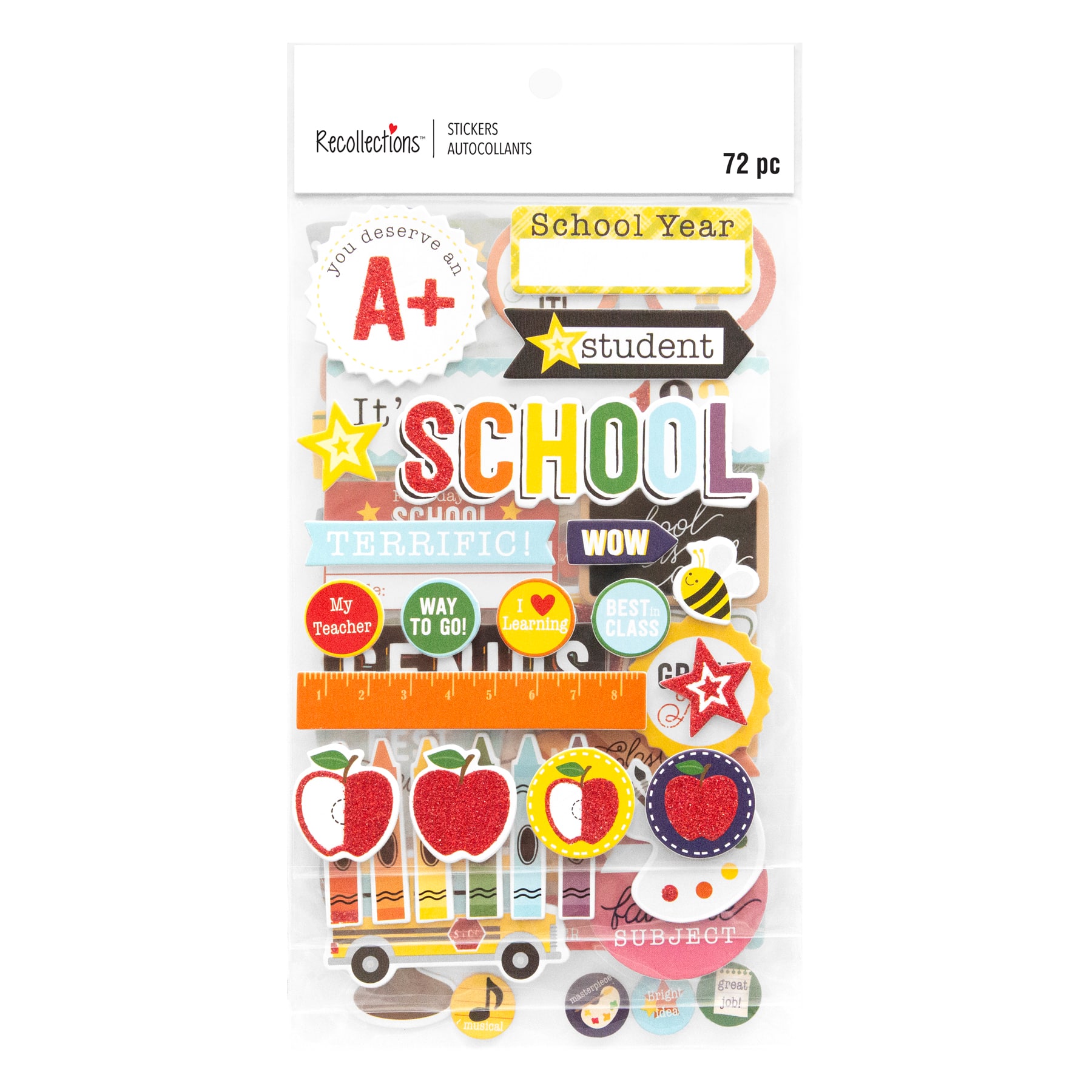 School Flipbook Chipboard Dimensional Stickers by Recollections™ - Image 4