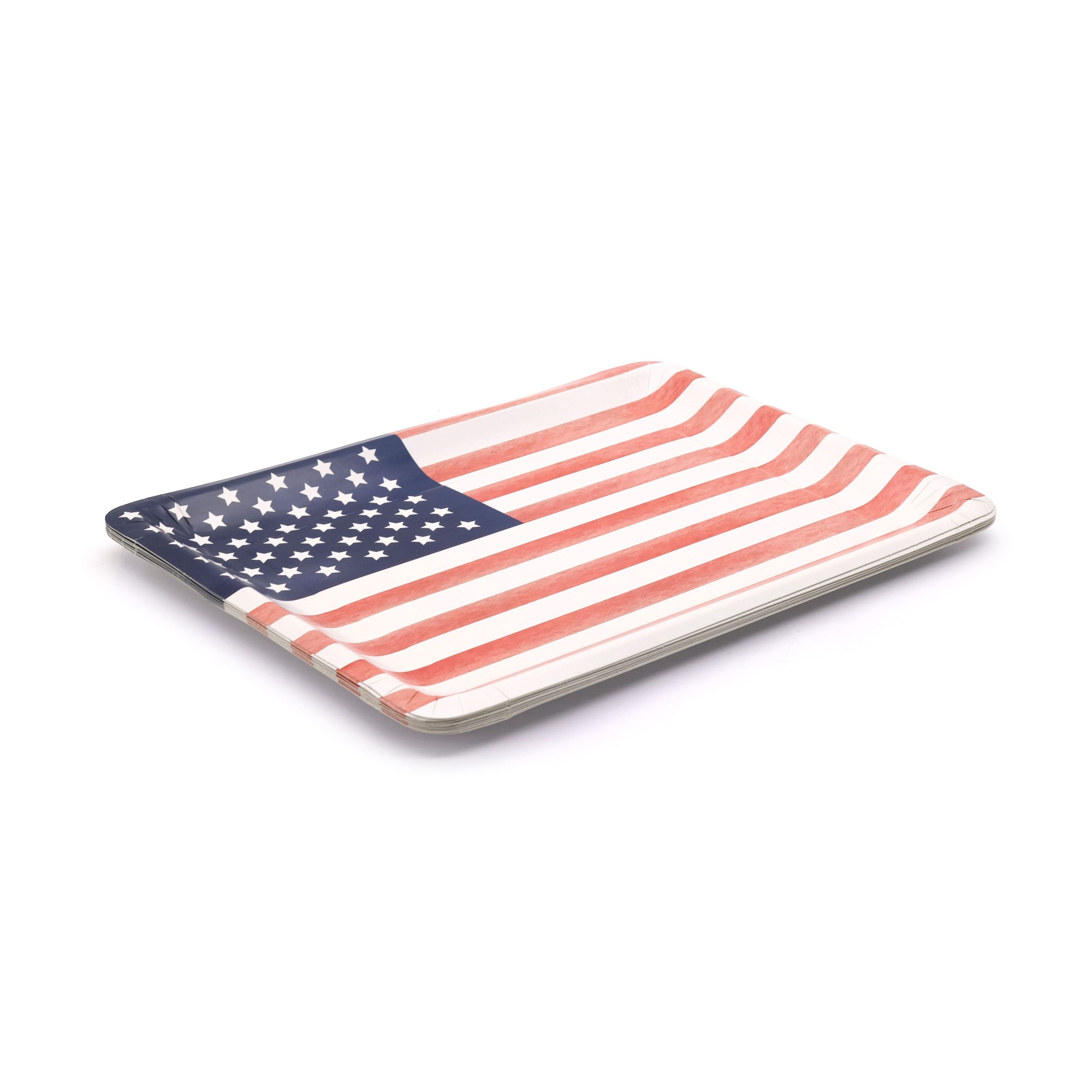 Red, White & Blue USA Flag Dinner Plates, 10ct. by Celebrate It™ - Image 2