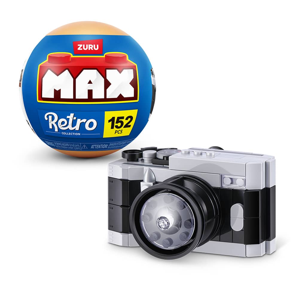 MAX Premium Retro Collection™ Camera Building Bricks Set