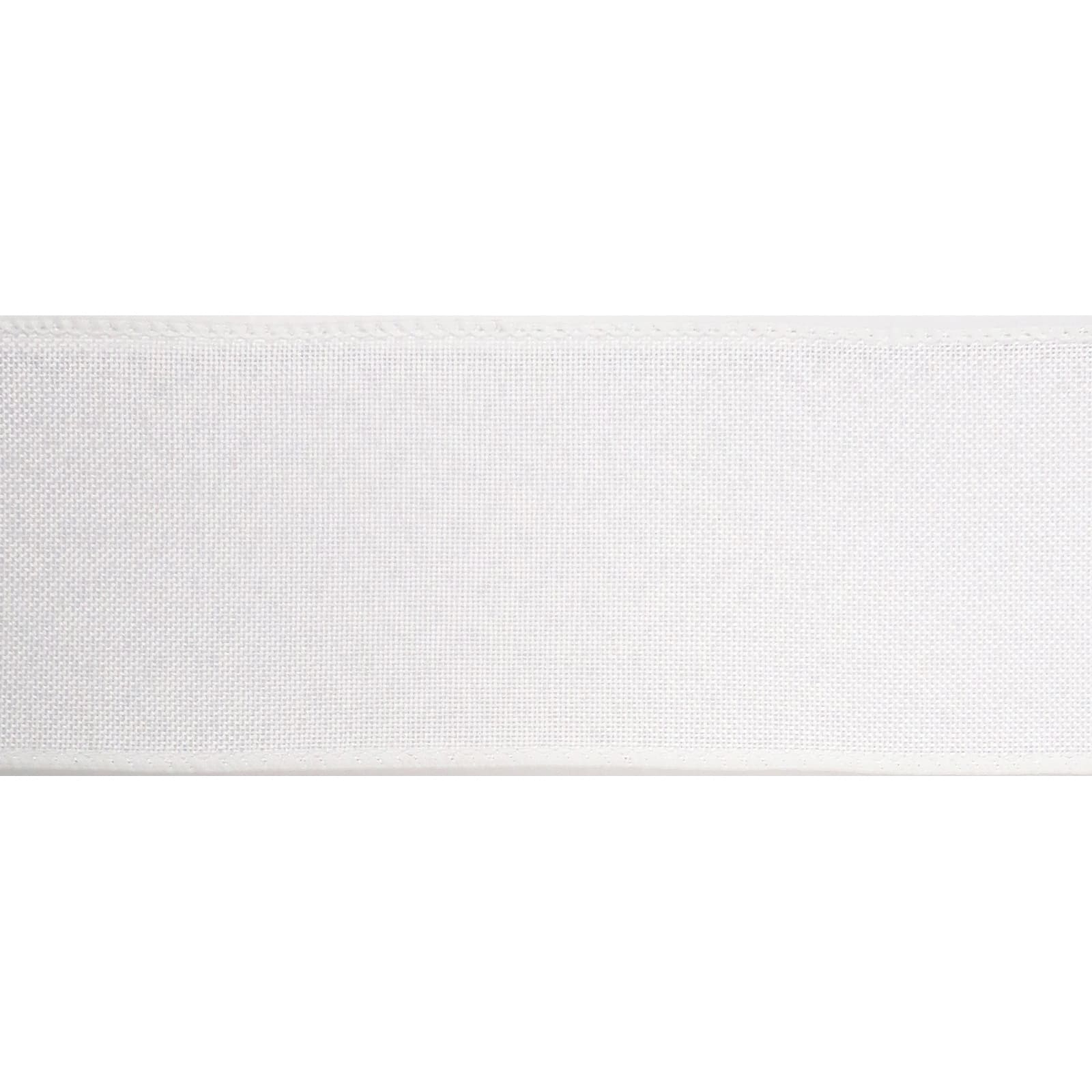 2.5" x 25ft. Faux Linen Wired Ribbon by Celebrate It™ Décor - Image 3