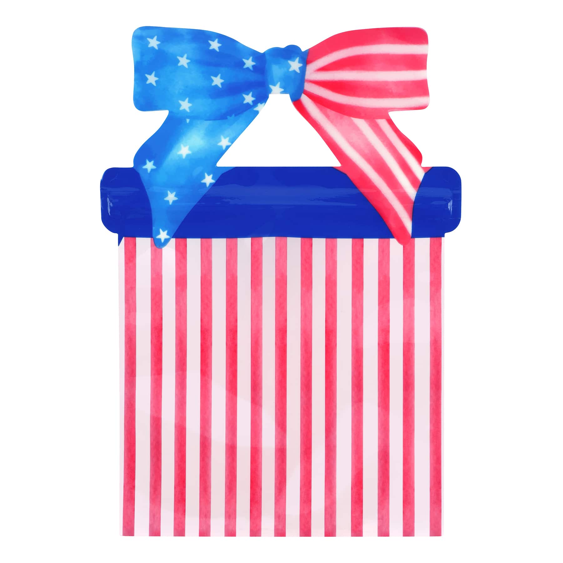 Red, White & Blue Bow Treat Bags with Handles, 6ct. by Makery™