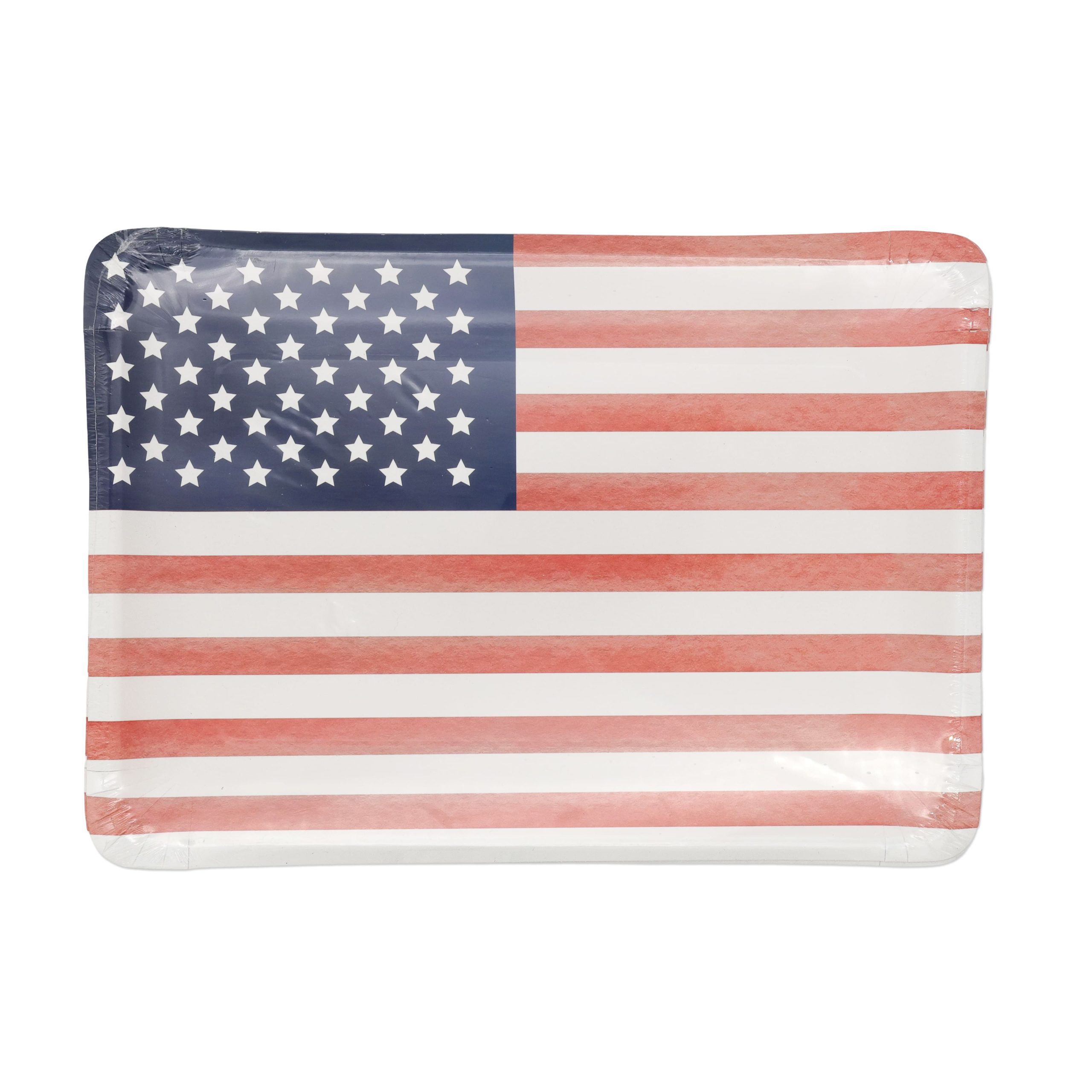 Red, White & Blue USA Flag Dinner Plates, 10ct. by Celebrate It™ - Image 3