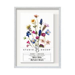 Home™ White Distressed Float Frame by Studio Décor®