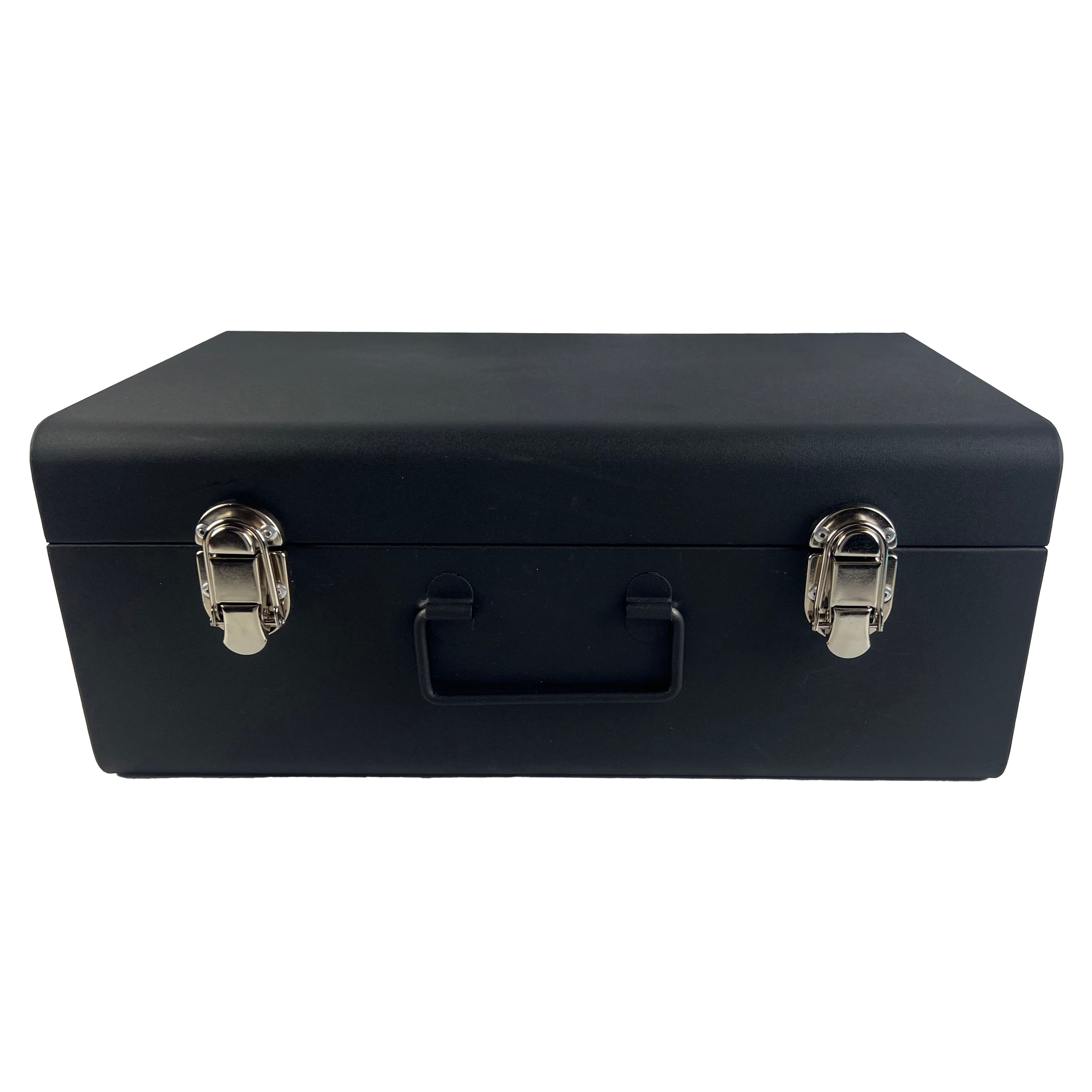 Black Large Metal Storage Box by Artist's Loft™