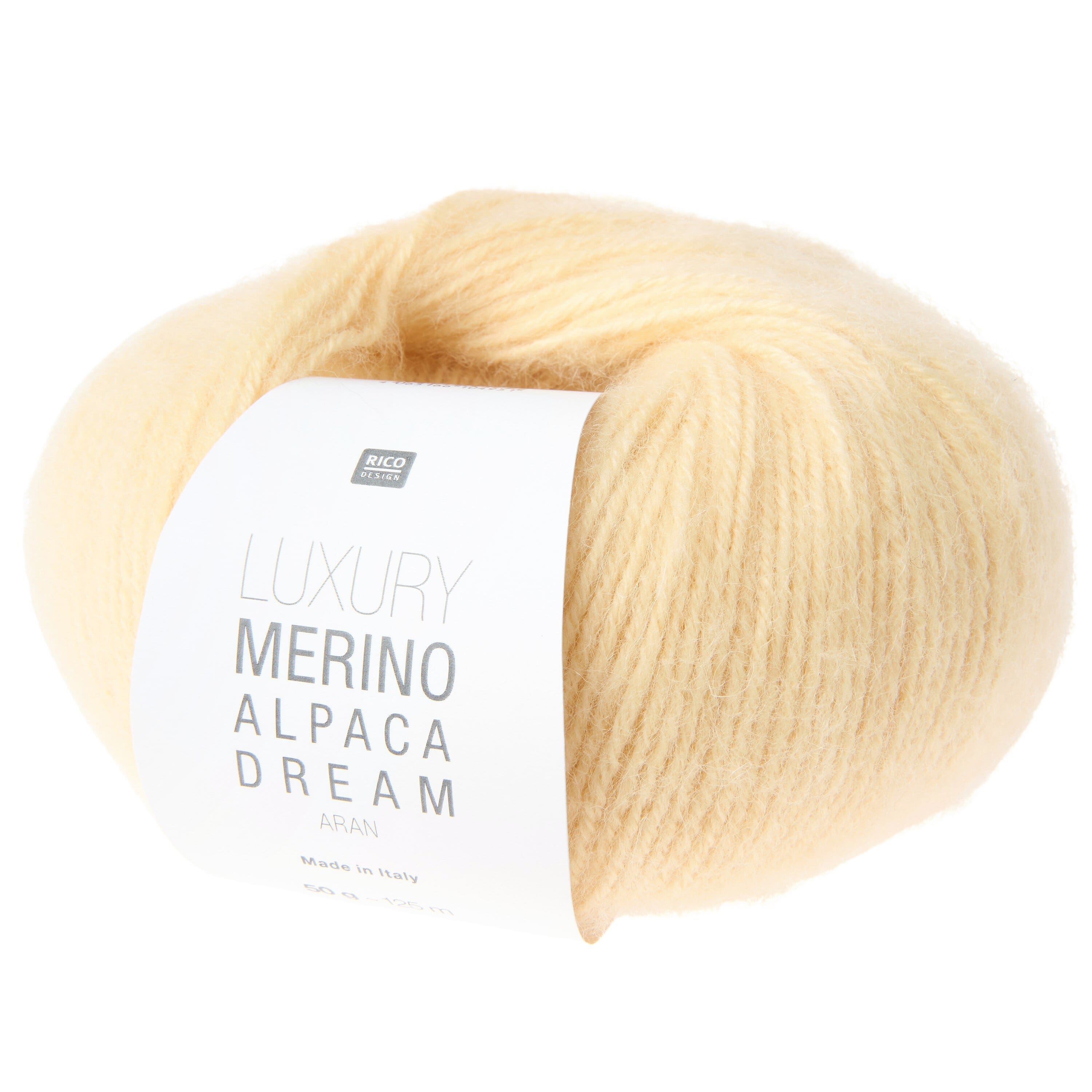 Rico Design® Luxury Merino Alpaca Dream Aran Yarn