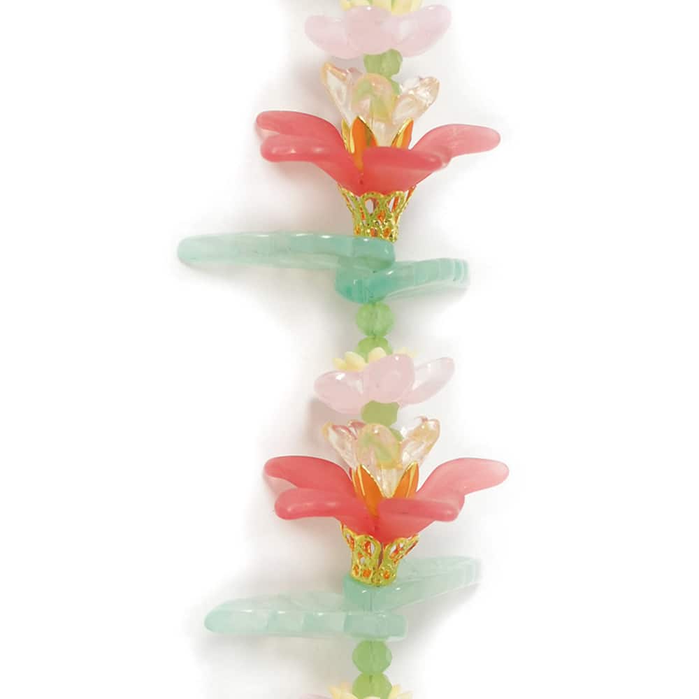 Jesse James Beads Floral Glass Beads