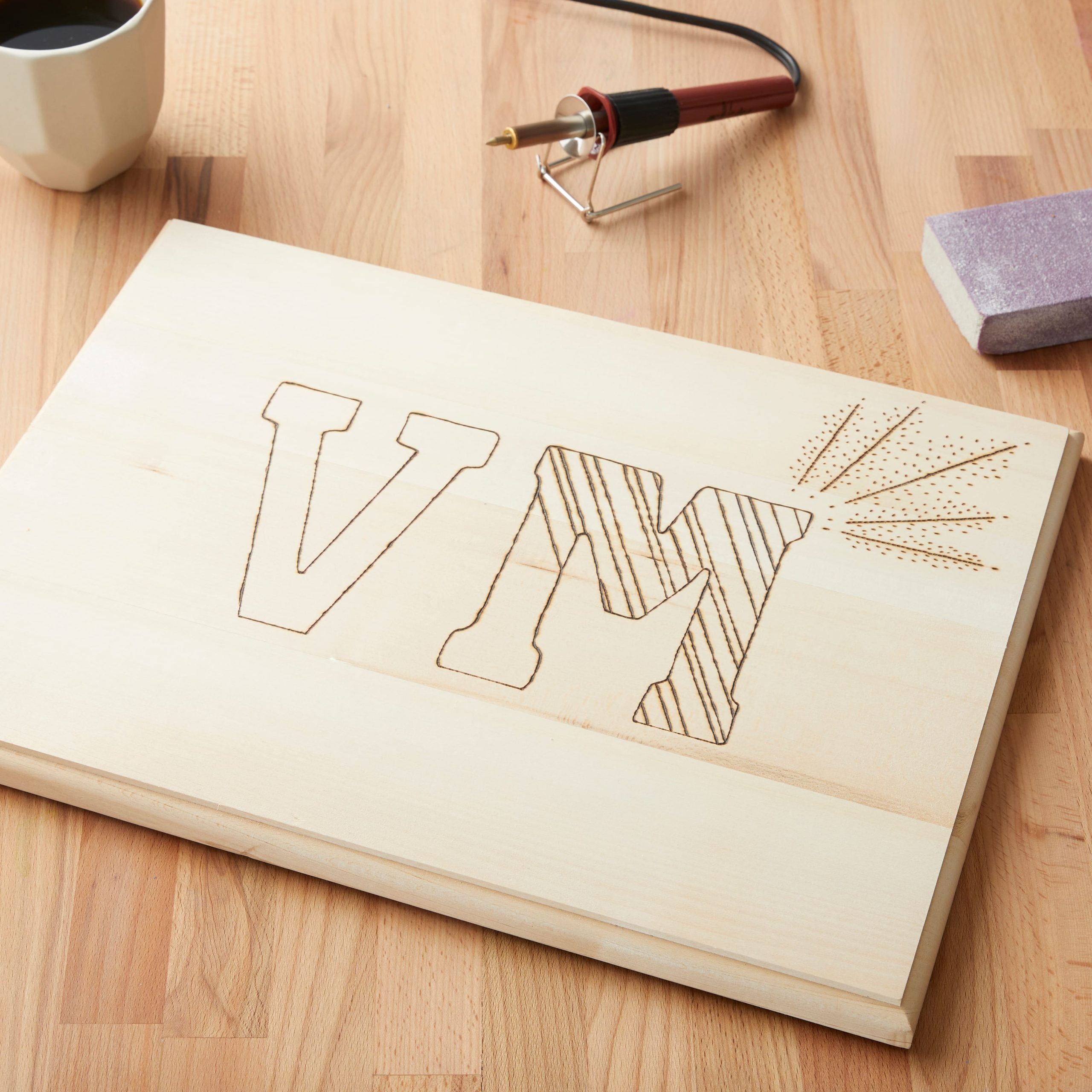 12" x 16" Basswood Rectangle Plaque by Make Market® - Image 4