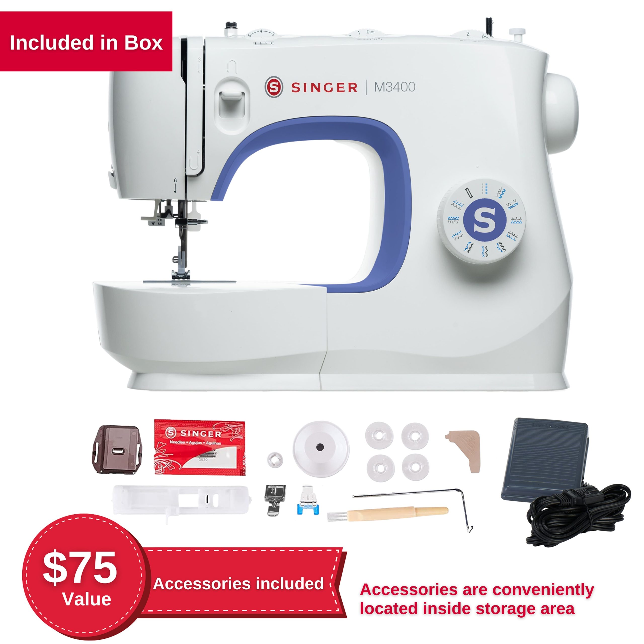 SINGER® M3400 Sewing Machine - Image 3