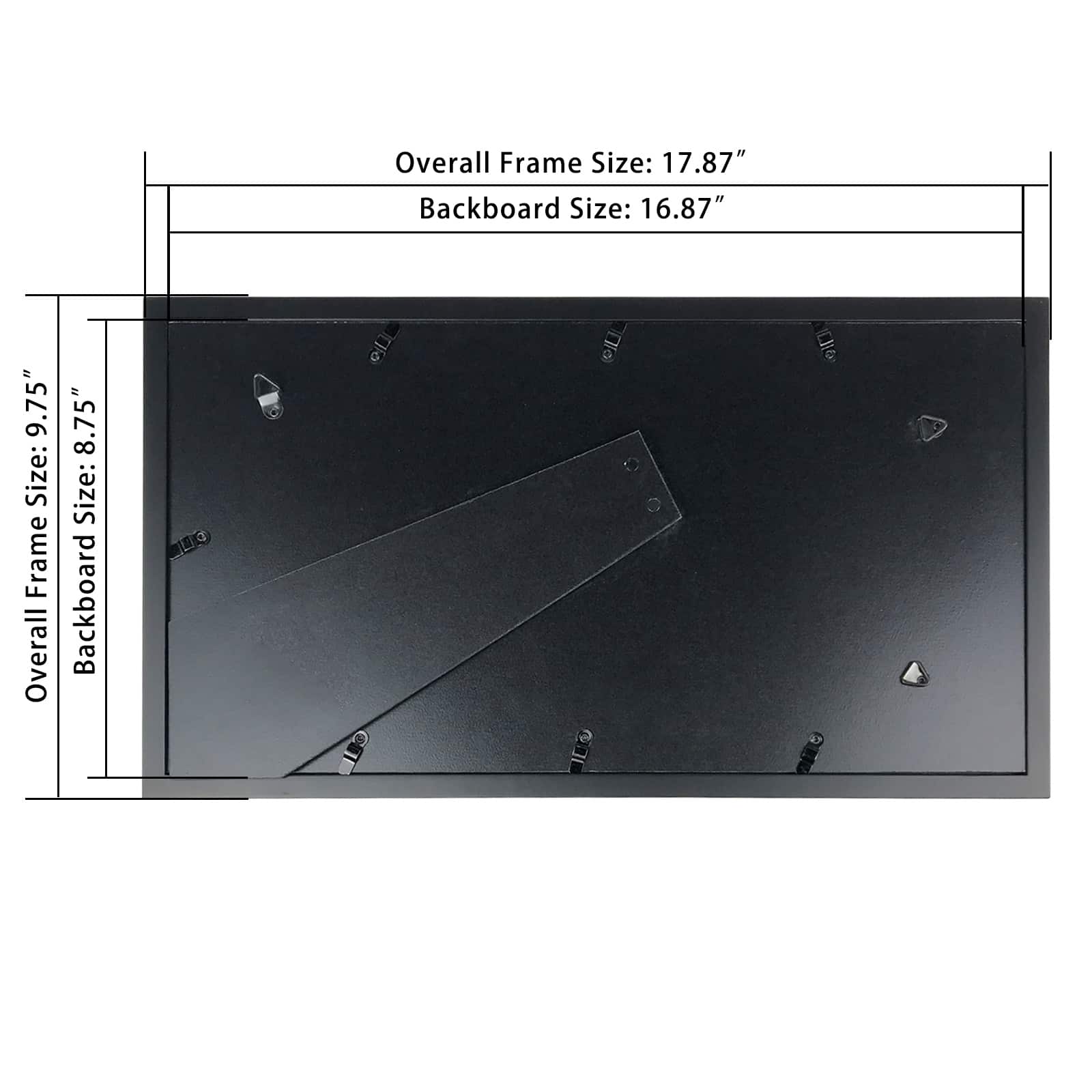 Simply Essentials™ 3 Opening Black Collage Frame with Mat by Studio Décor® - Image 4