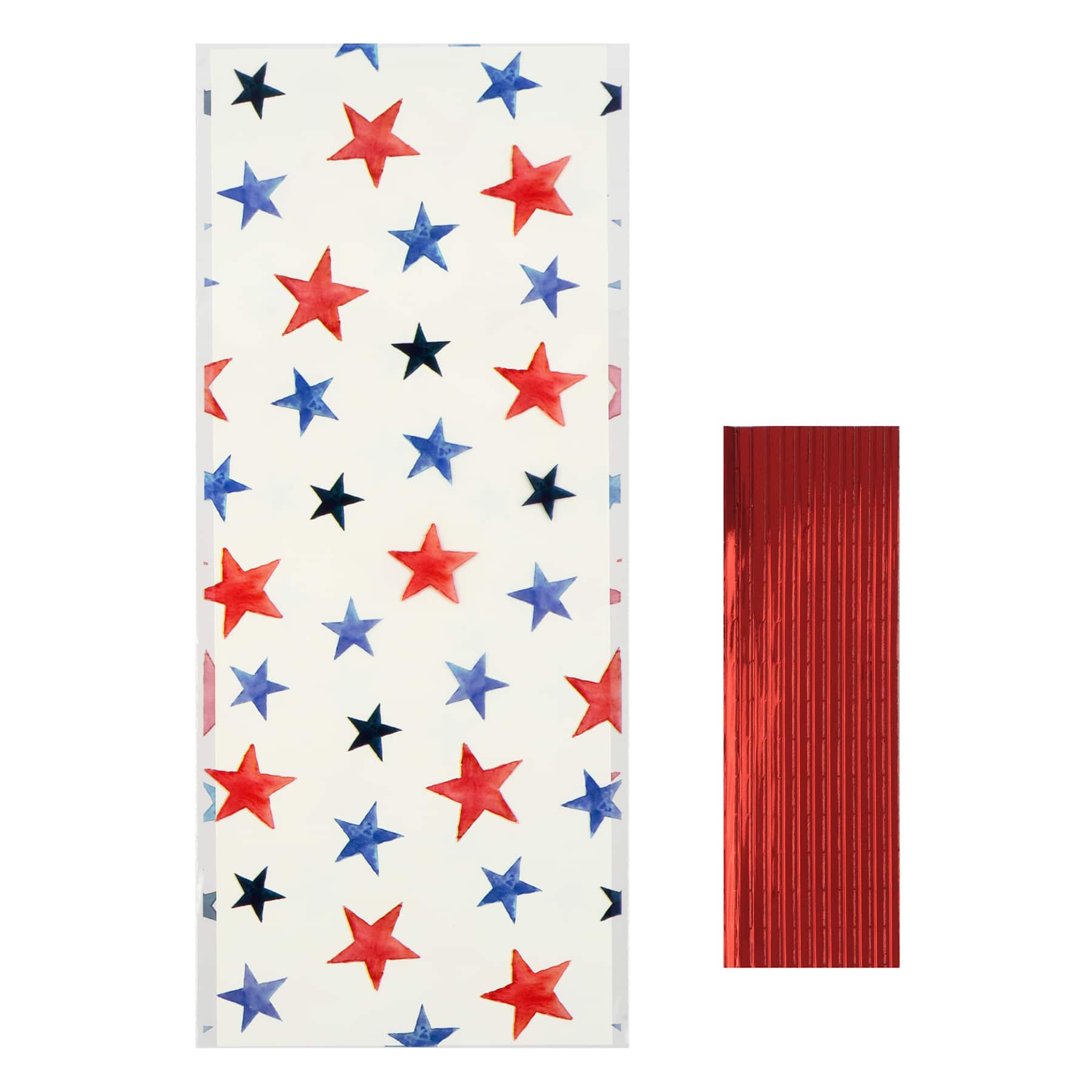 Red, White & Blue Stars Treat Bags with Twist Ties, 12ct. by Makery™