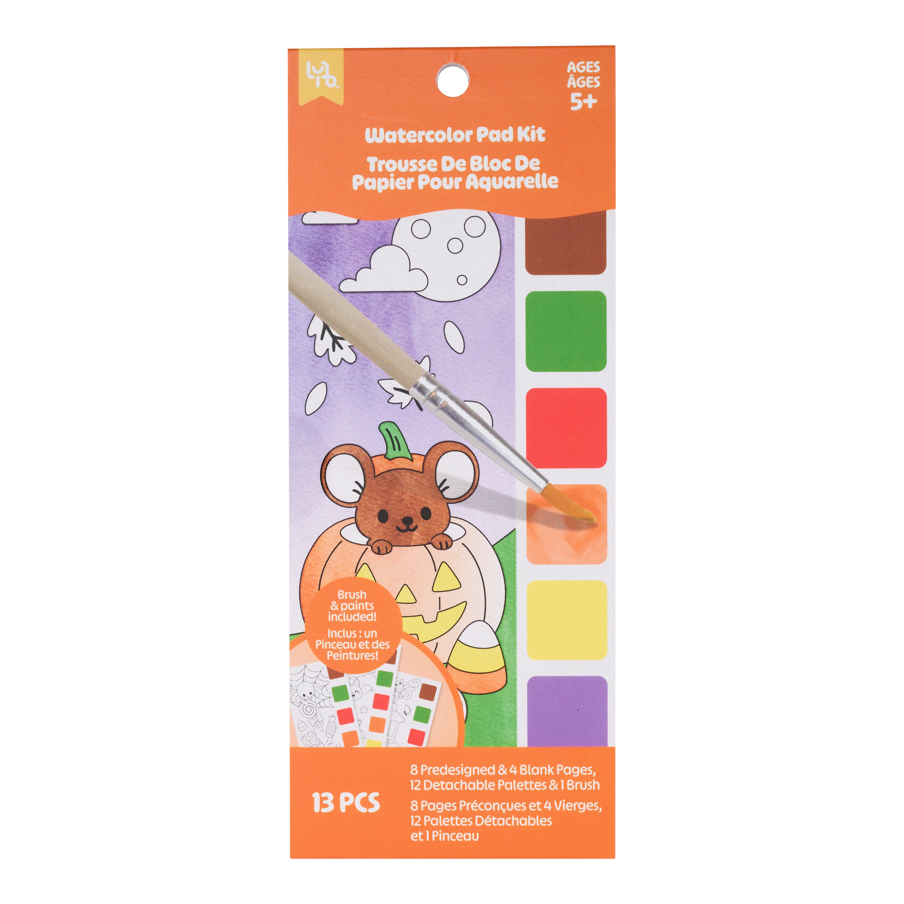 Halloween Watercolor Bookmark Pad Kit by Little Yellow Bicycle®