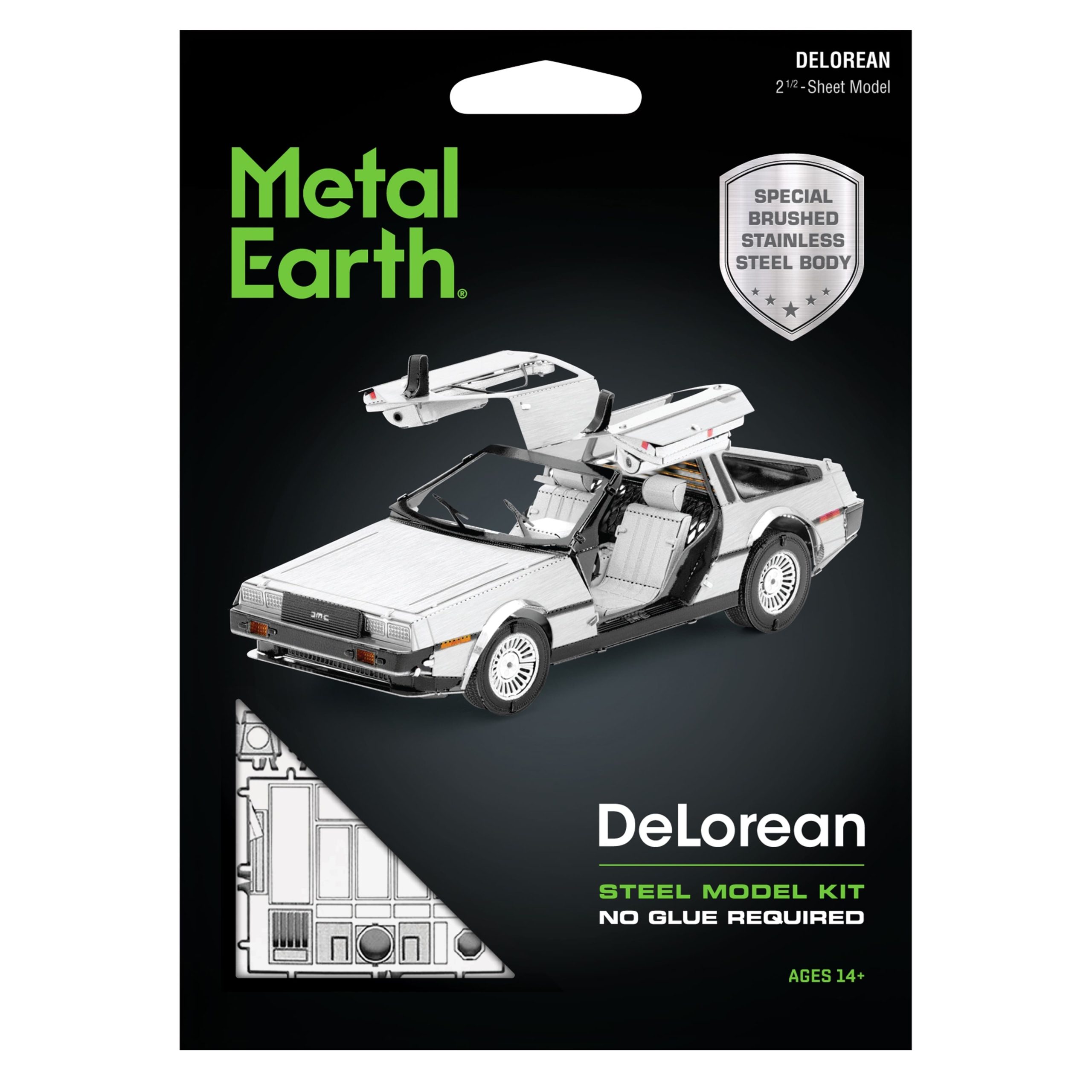 Metal Earth® DeLorean Steel Model Kit - Image 2