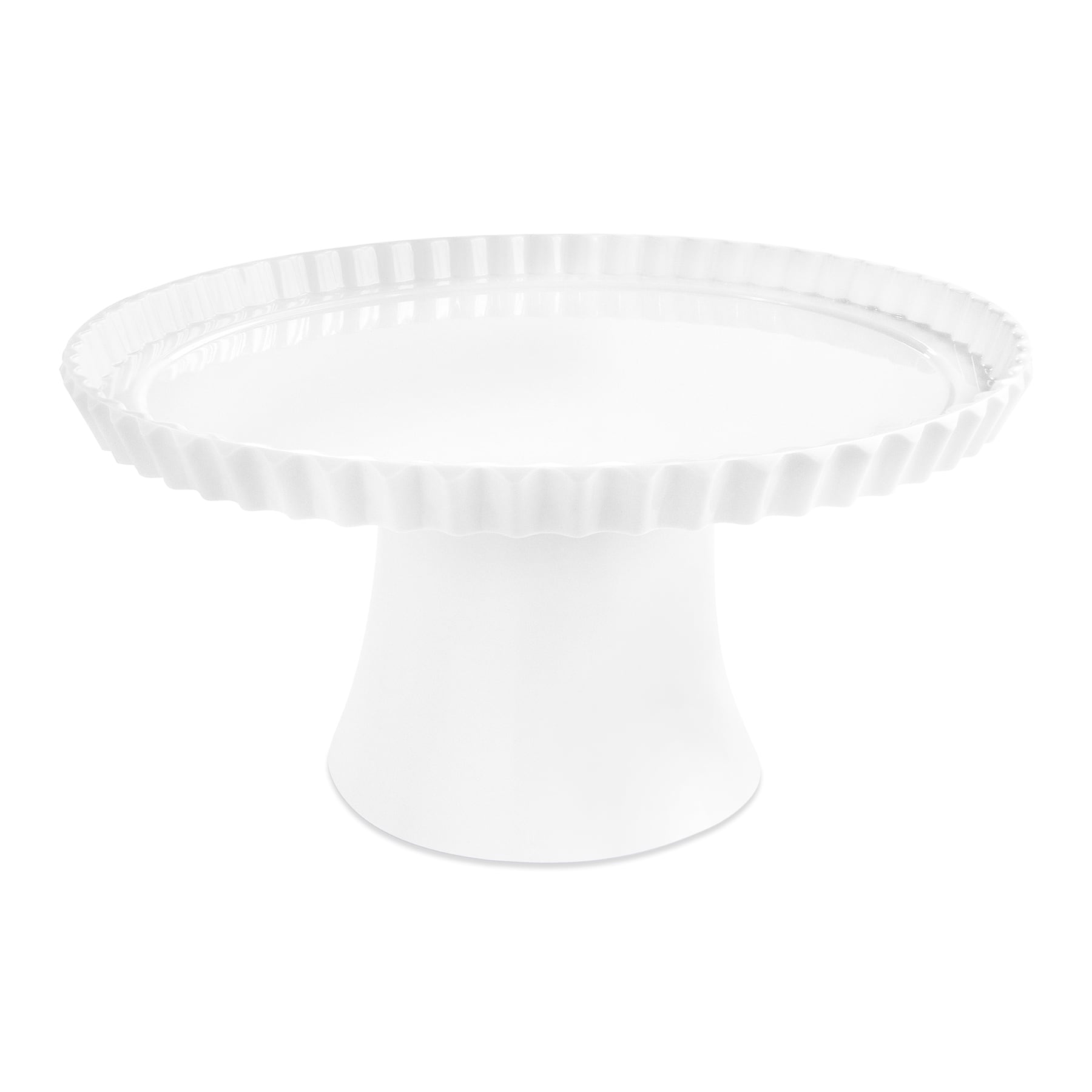 10" White Melamine Cake Stand by Makery®