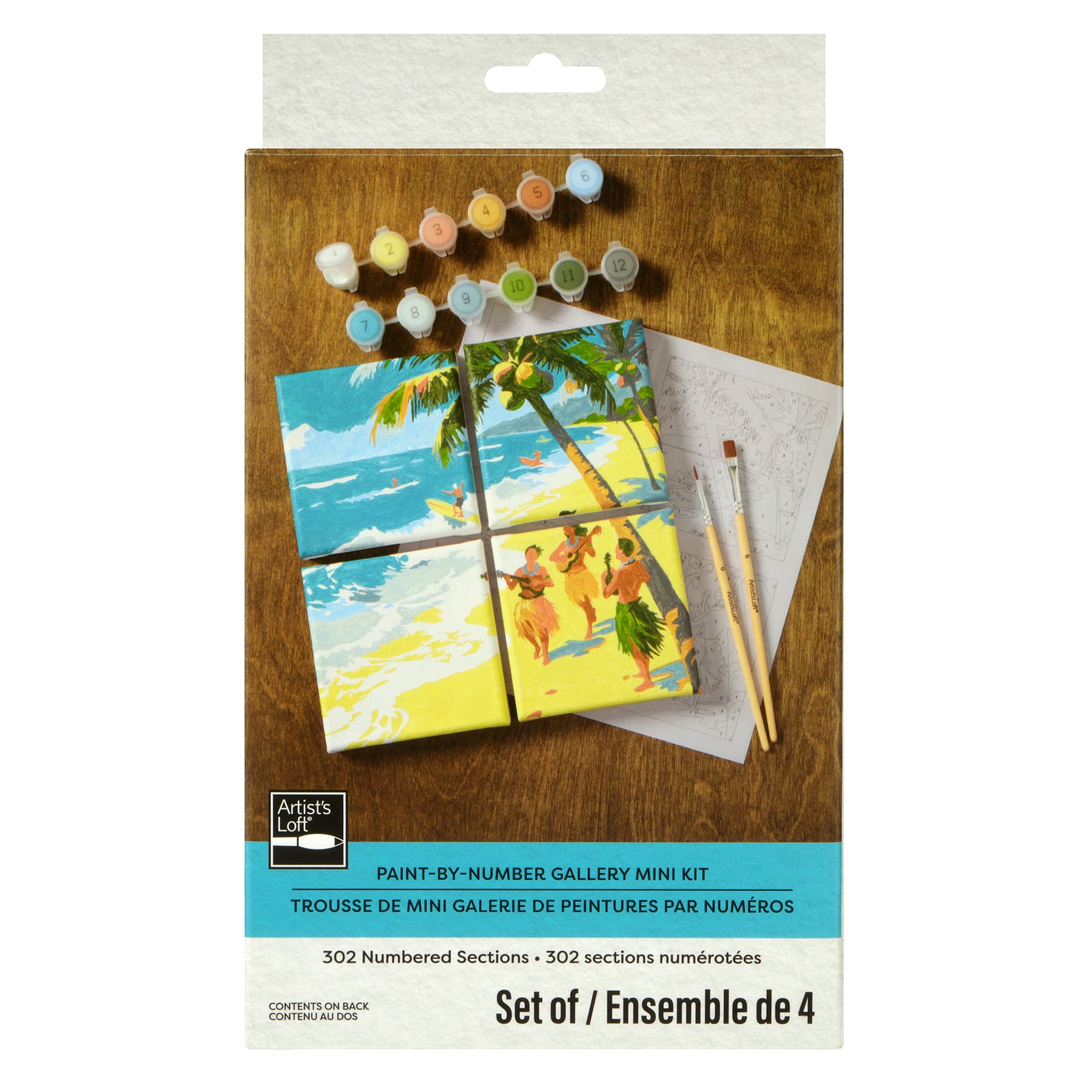 Hawaii Beach Paint-by-Number Gallery Mini Kit by Artist's Loft®