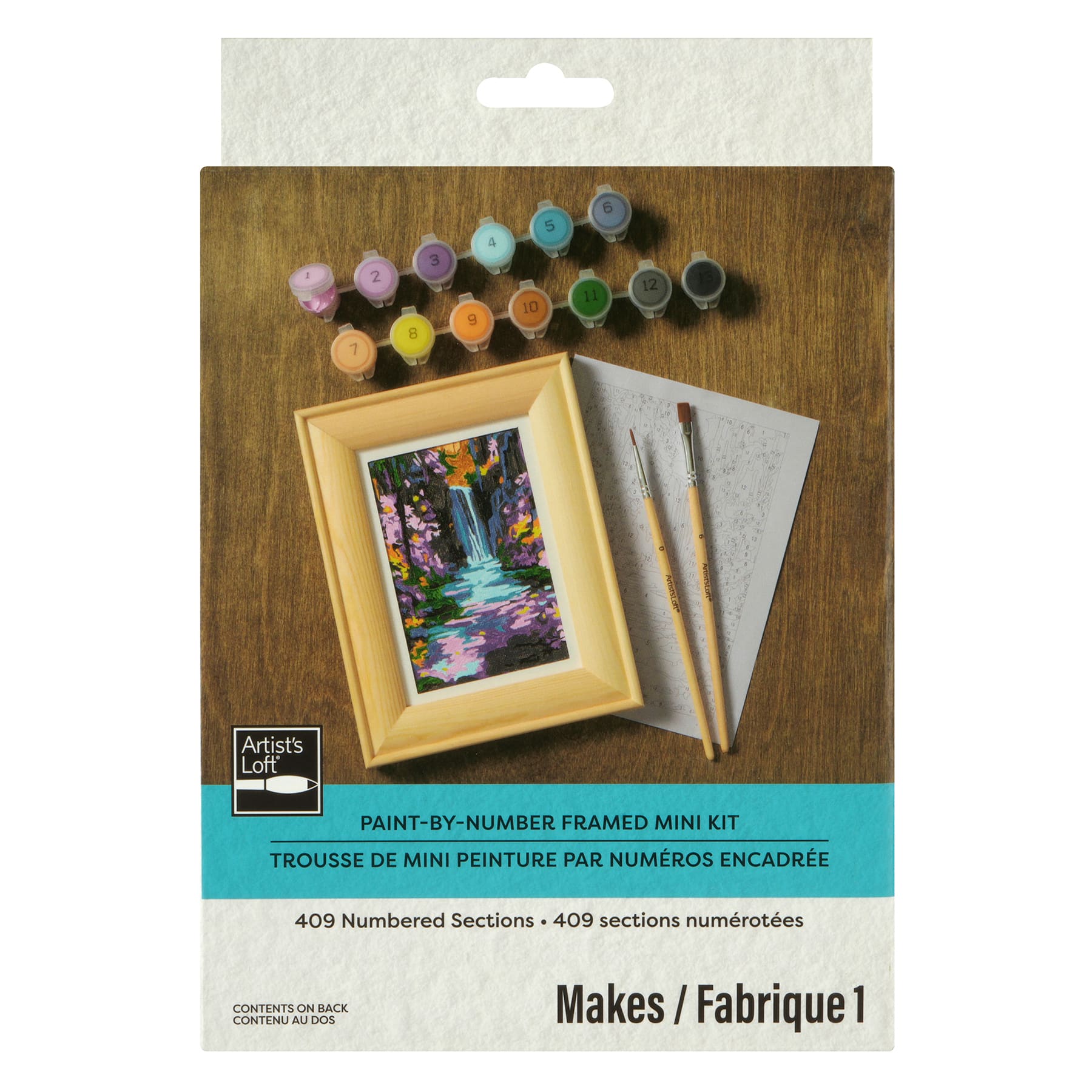 Waterfall Paint-by-Number Framed Mini Kit by Artist's Loft®