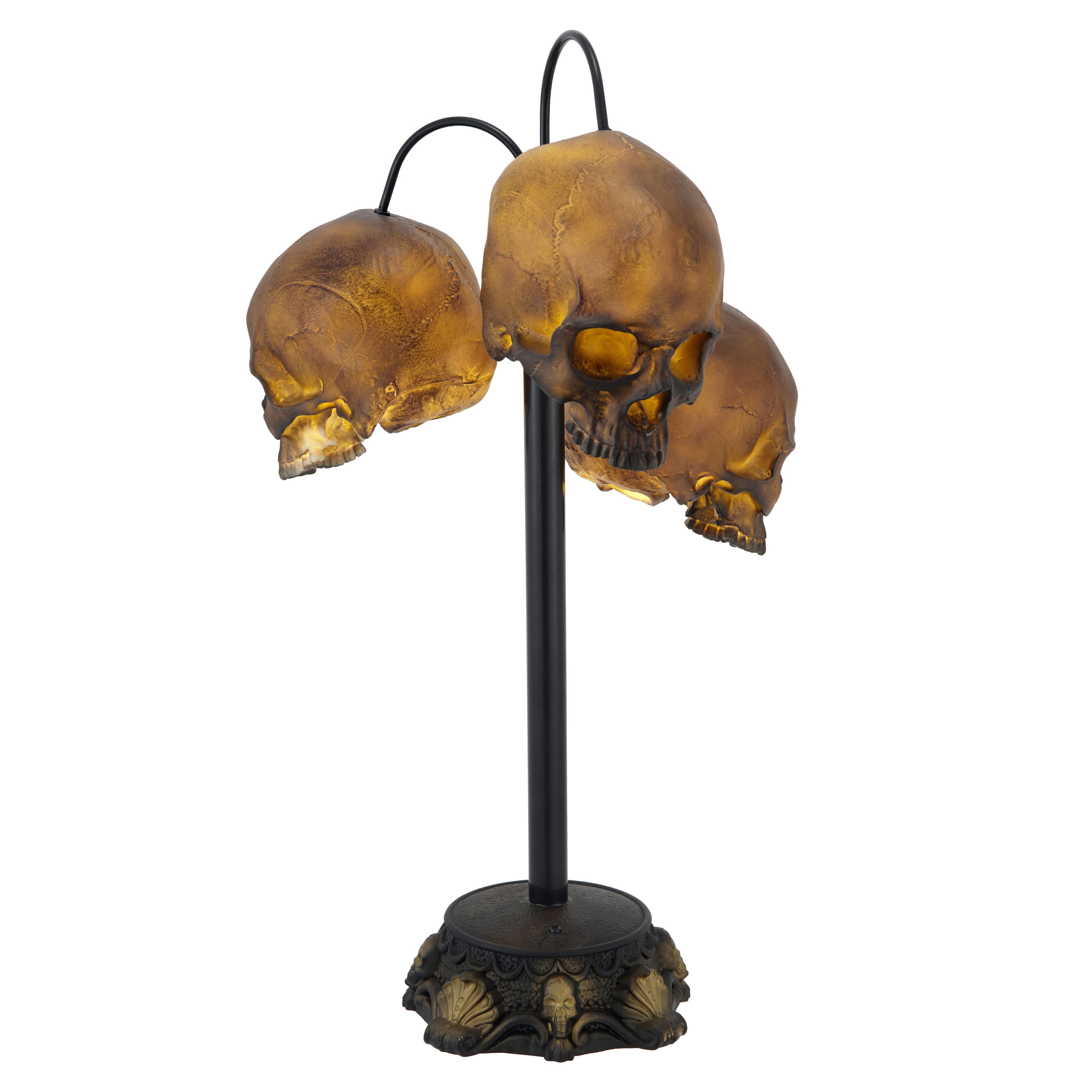 24" Black Skulls Lamp by Ashland®