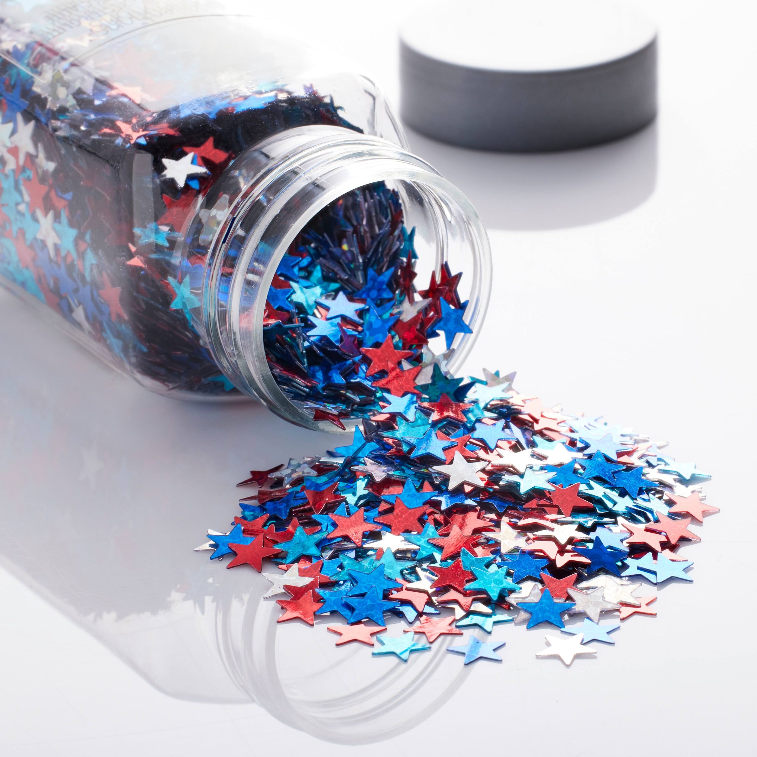 Star Spangle Specialty Polyester Glitter by Recollections™, 0.73oz. - Image 2
