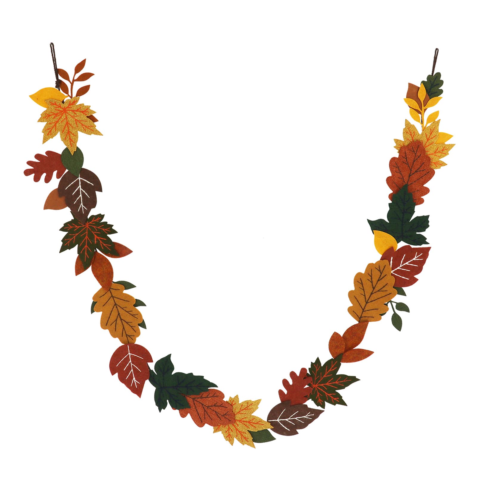 6ft. Fall Leaves Felt Garland by Ashland®