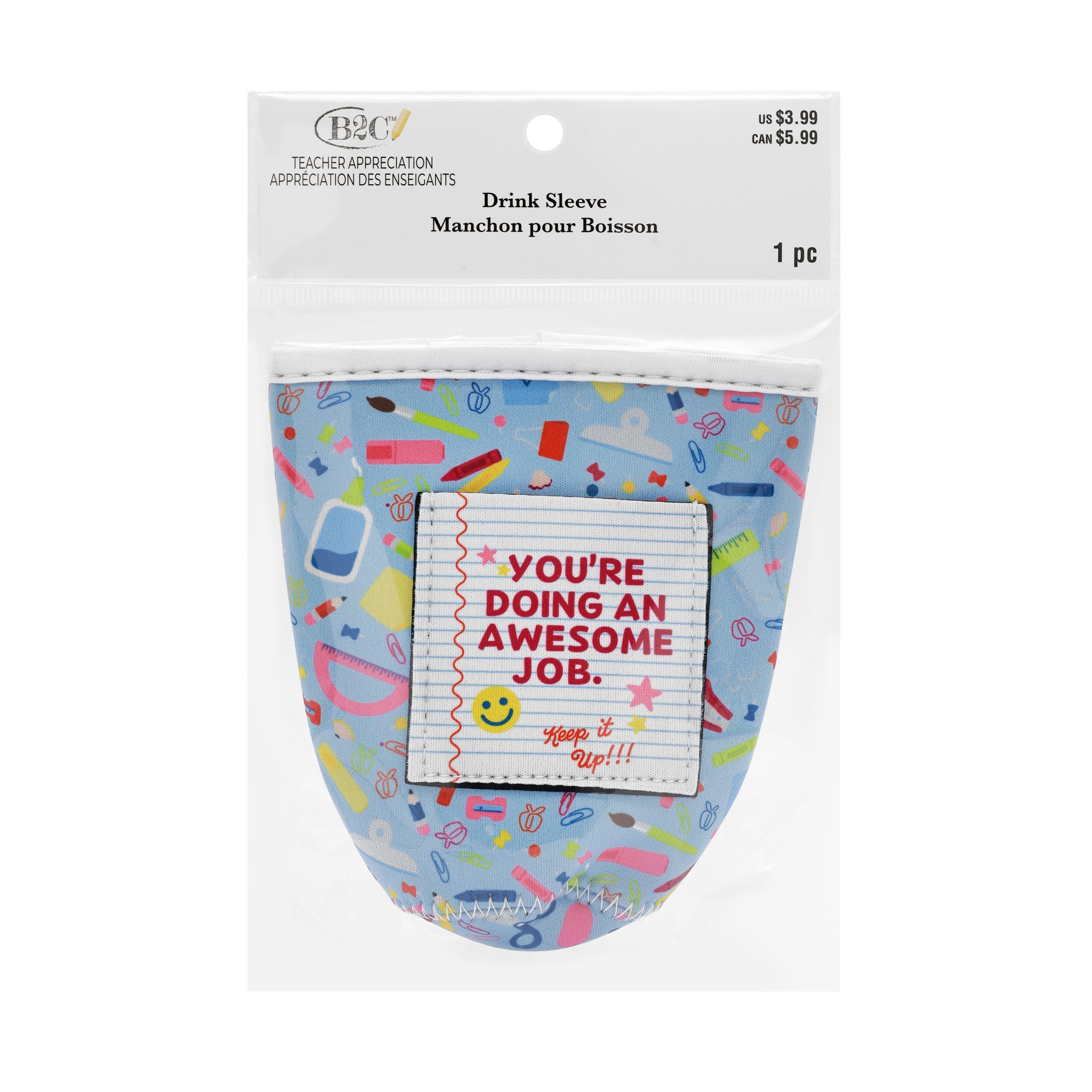 Teacher Appreciation Drink Sleeve by B2C™ - Image 3