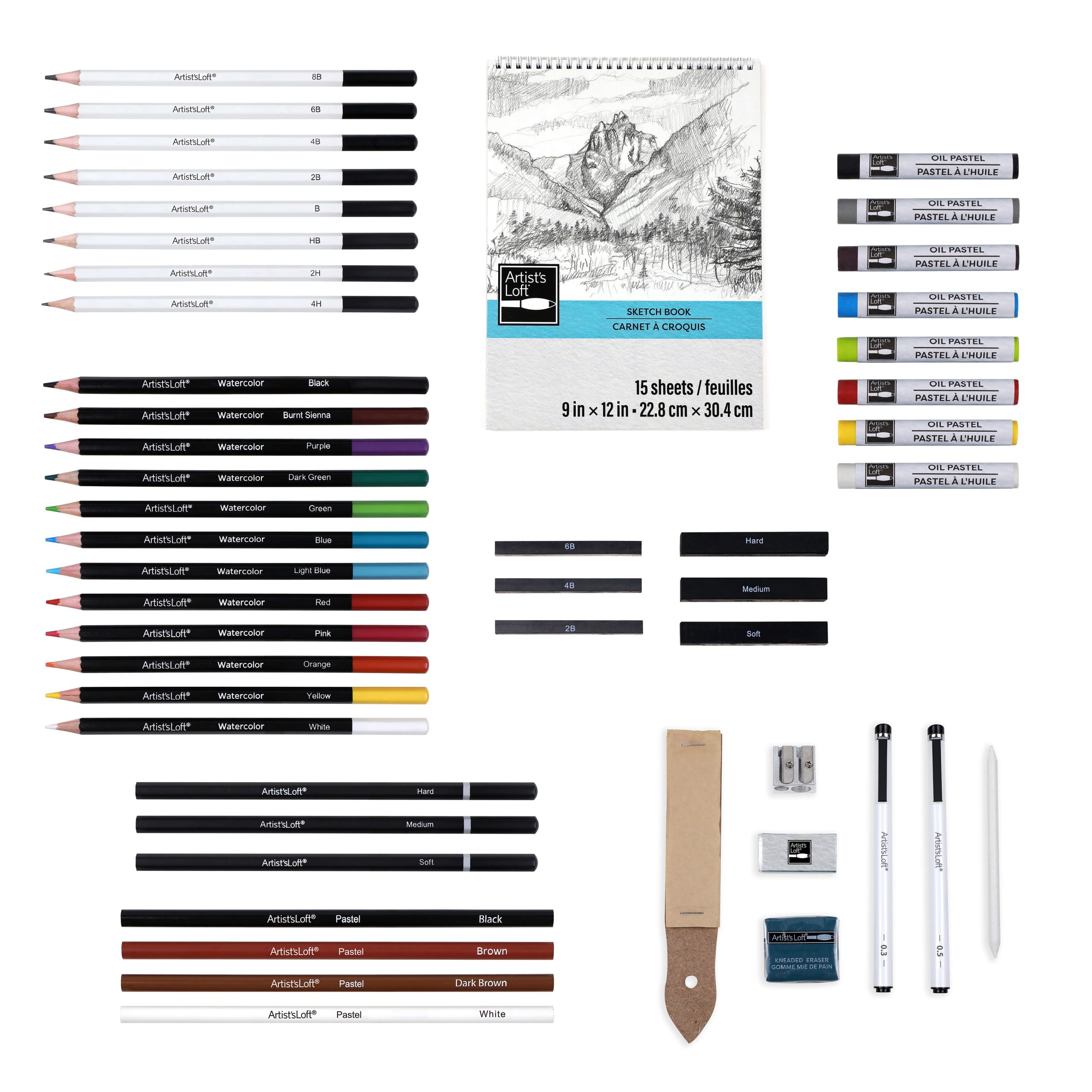 Everyday Drawing Set with Case by Artist's Loft™ - Image 3