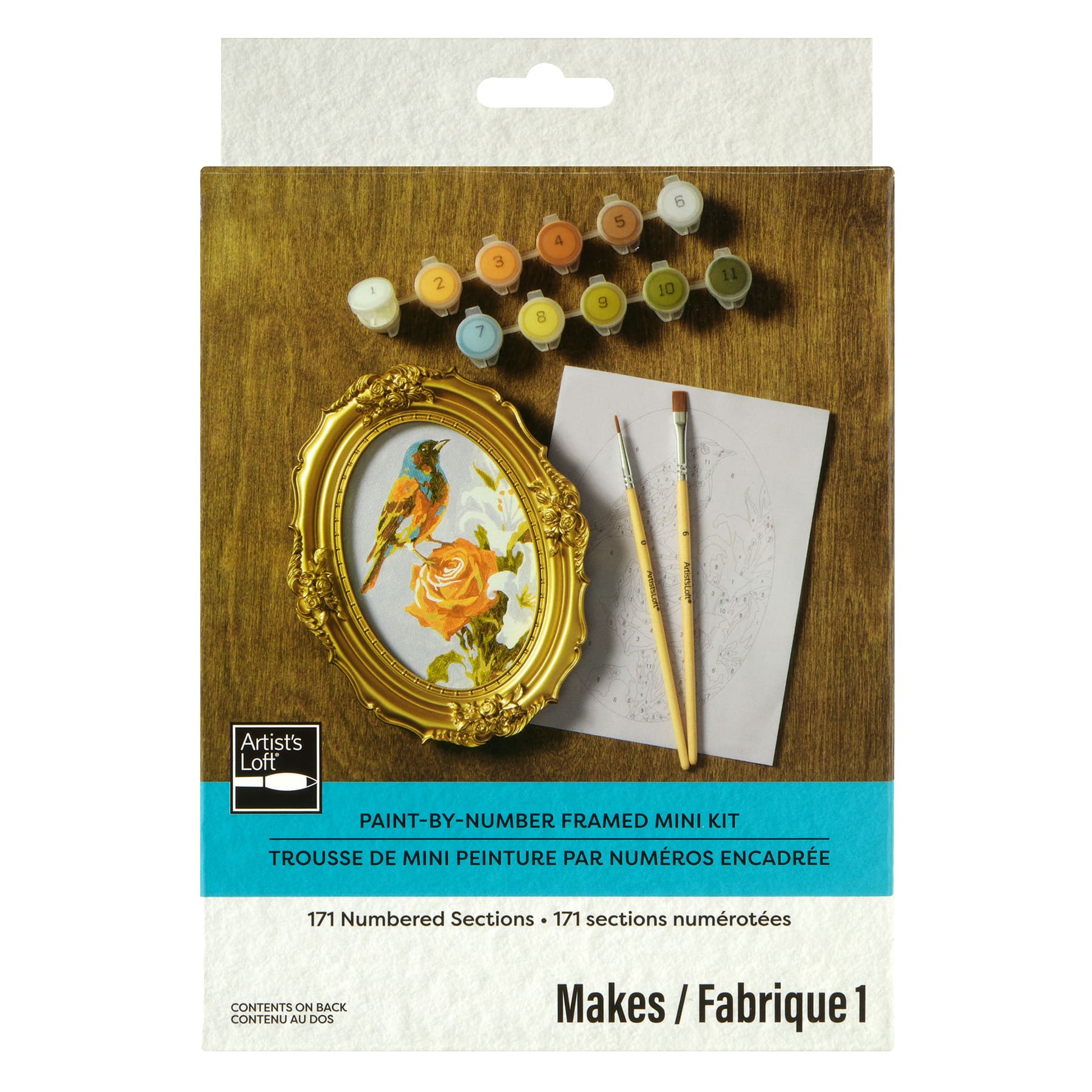 Bird Paint-by-Number Framed Mini Kit by Artist's Loft®