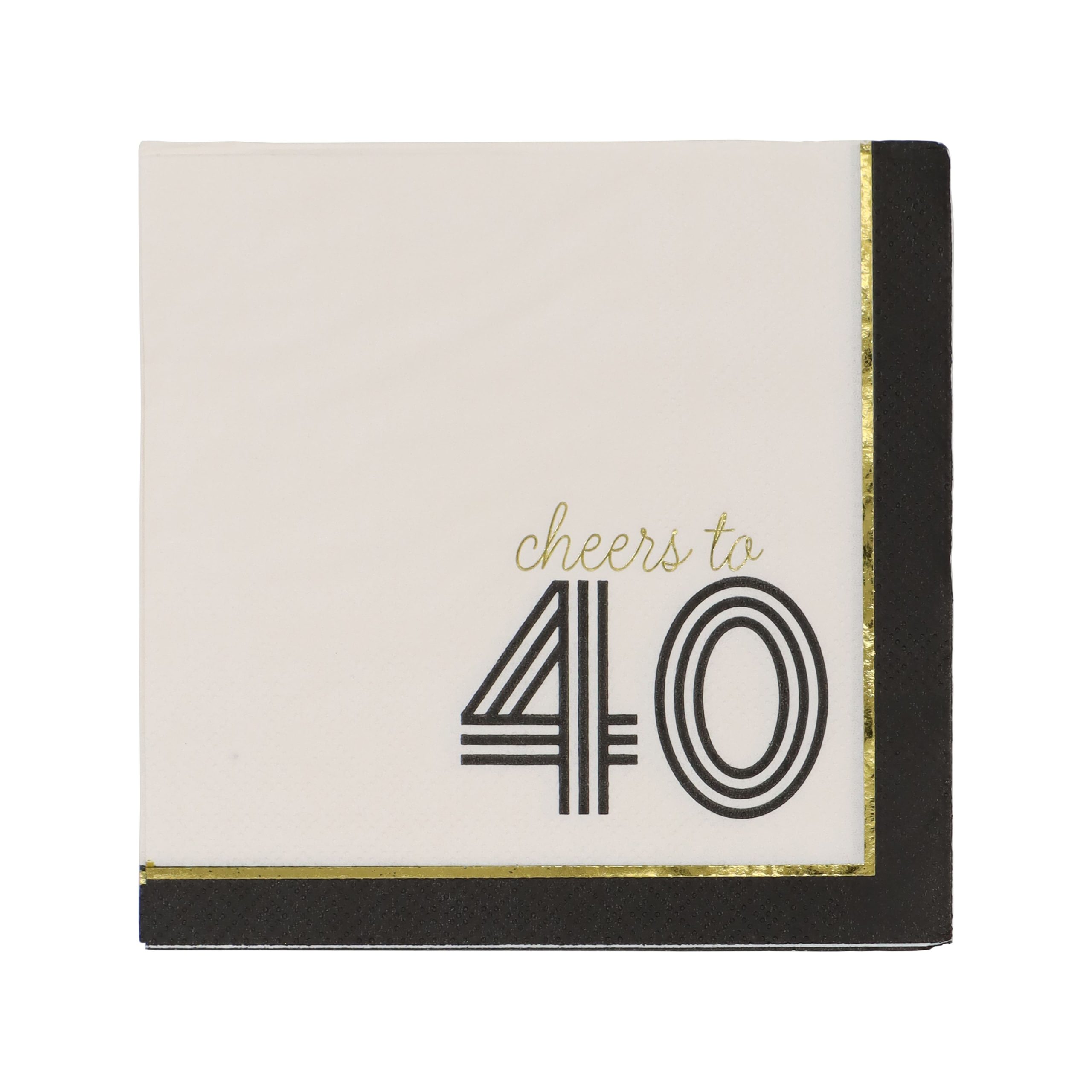 Cheers to 40 Paper Beverage Napkins, 20ct. by Celebrate It™