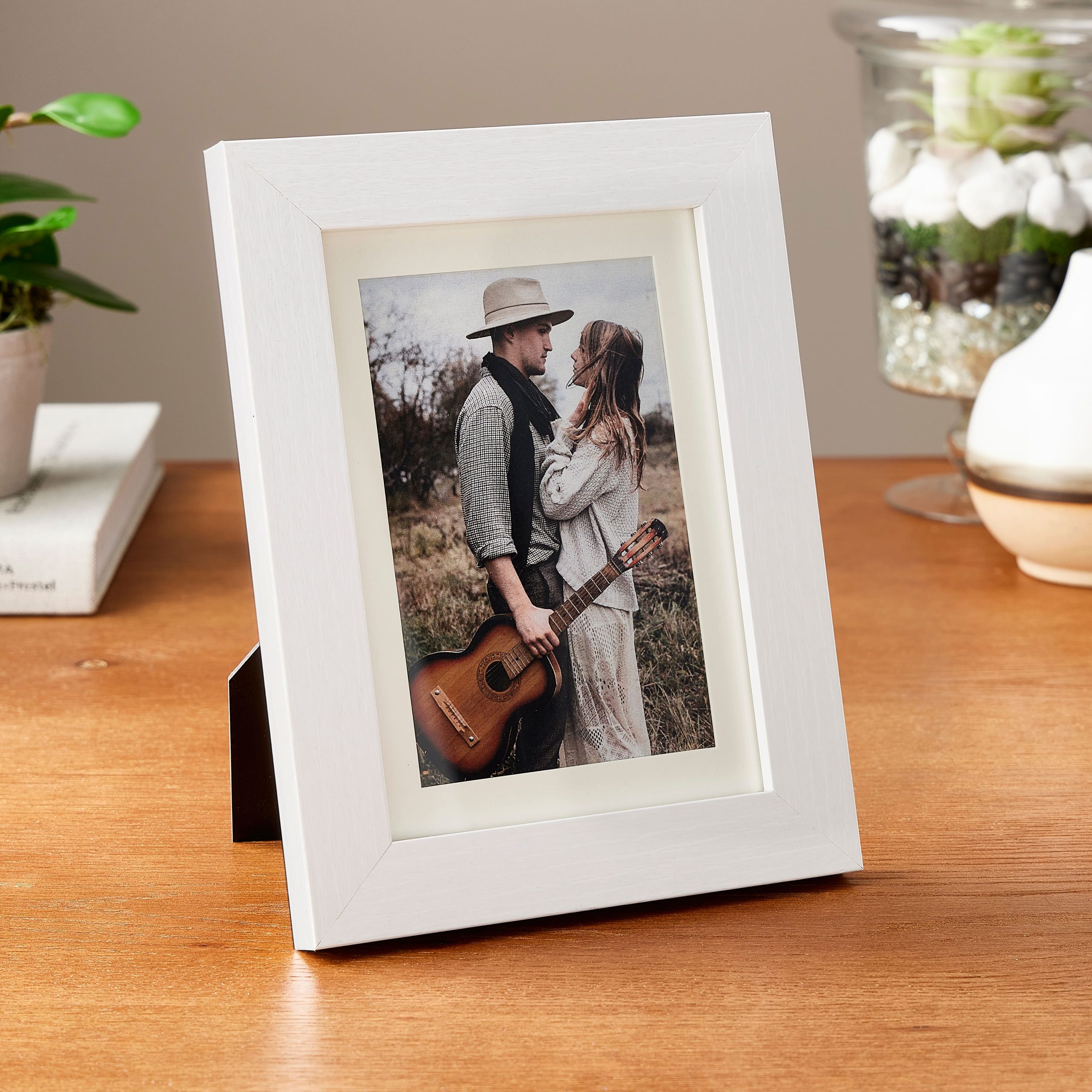 Simply Essentials™ 4" x 6" White Frame with Mat by Studio Décor® - Image 2