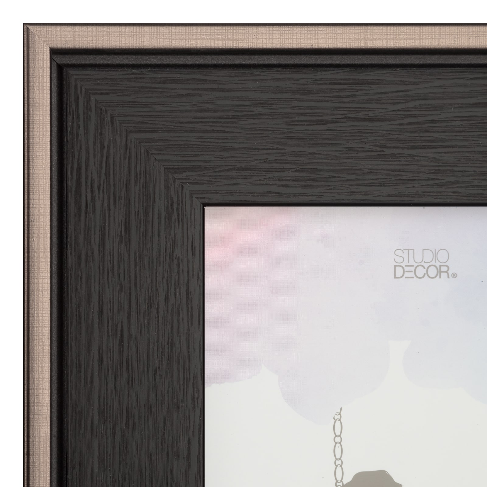 Simply Essentials™ 4" x 6" Black with Bronze Edges Frame by Studio Décor® - Image 3