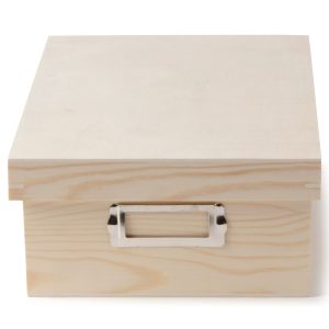 Wood Photo Box with Lid by Make Market®