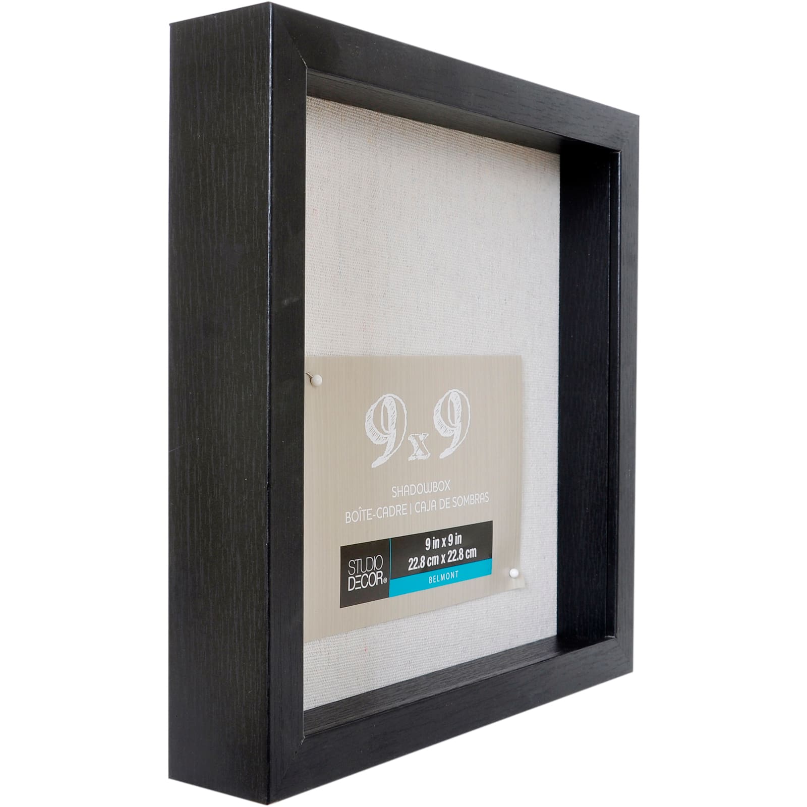 Black Belmont Shadow Box by Studio Décor® - Image 2