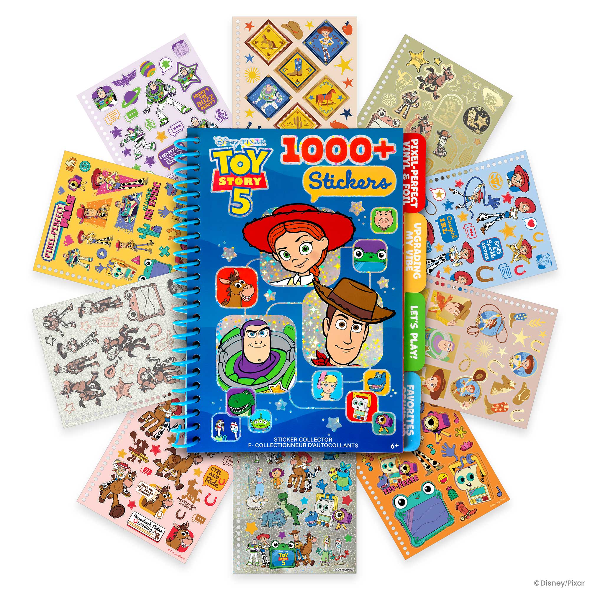Disney® Pixar Toy Story 5 Tabbed Sticker Book