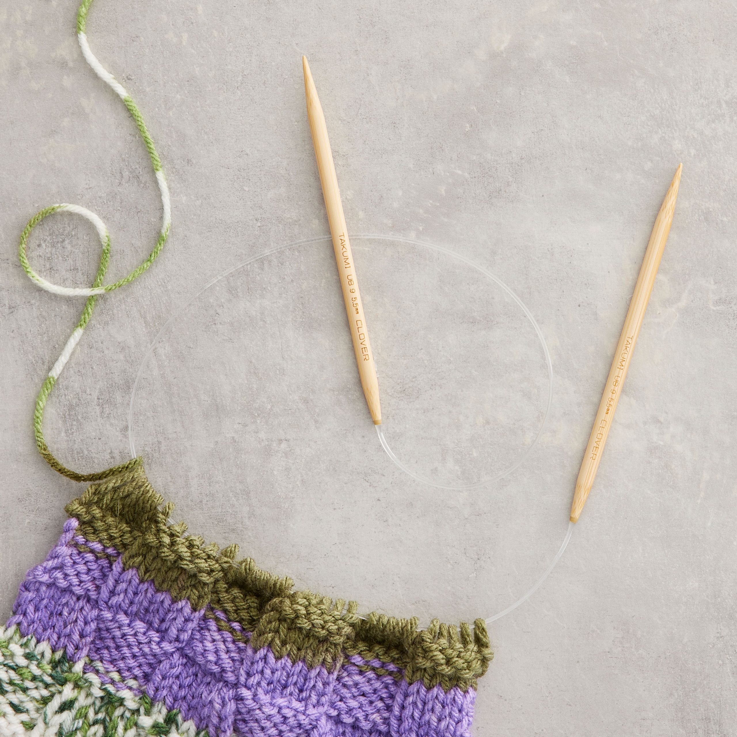 Clover Takumi® 29" Bamboo Circular Knitting Needles - Image 2