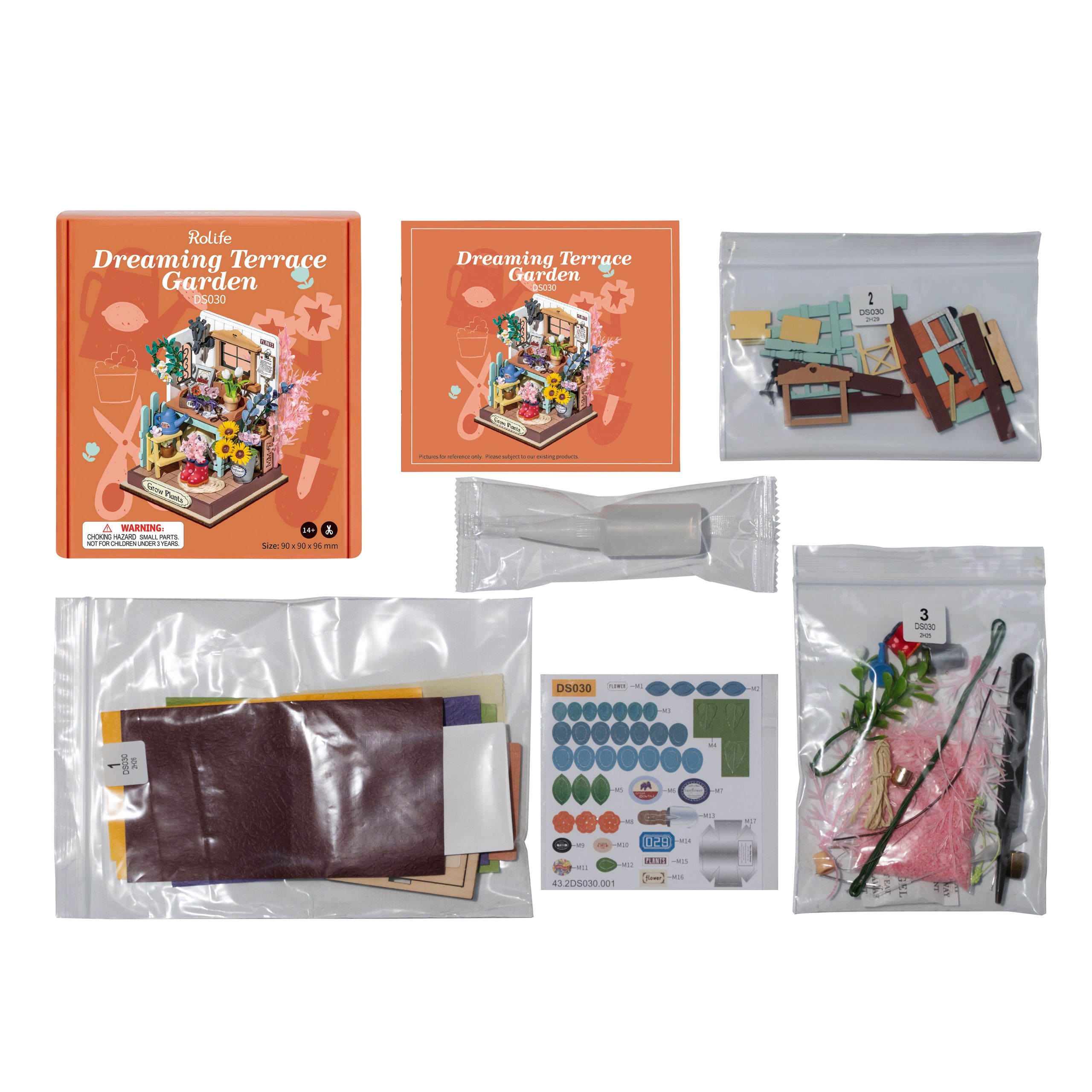 Rolife® Dreaming Terrace Garden DIY Miniature Kit - Image 4