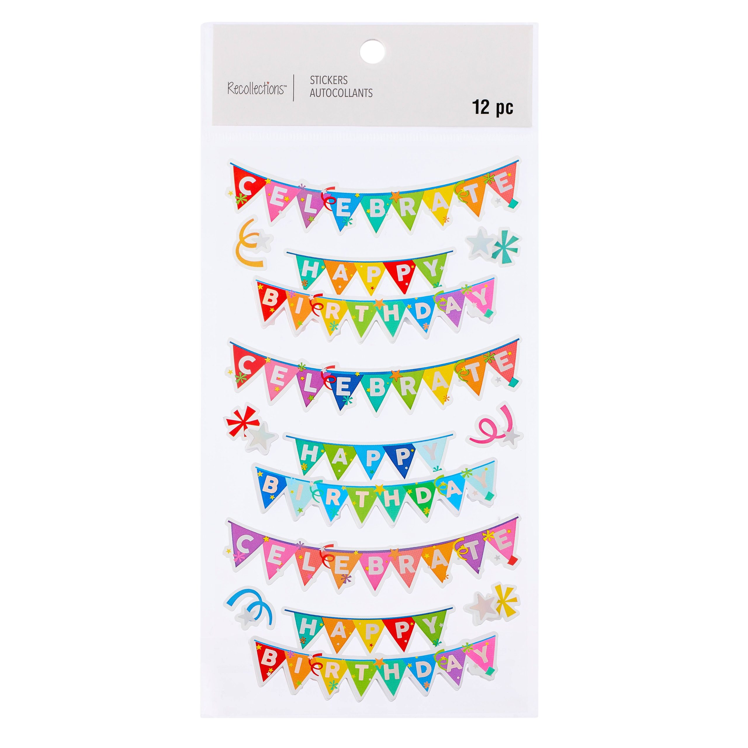 Birthday Banner Dimensional Stickers by Recollections™ - Image 2