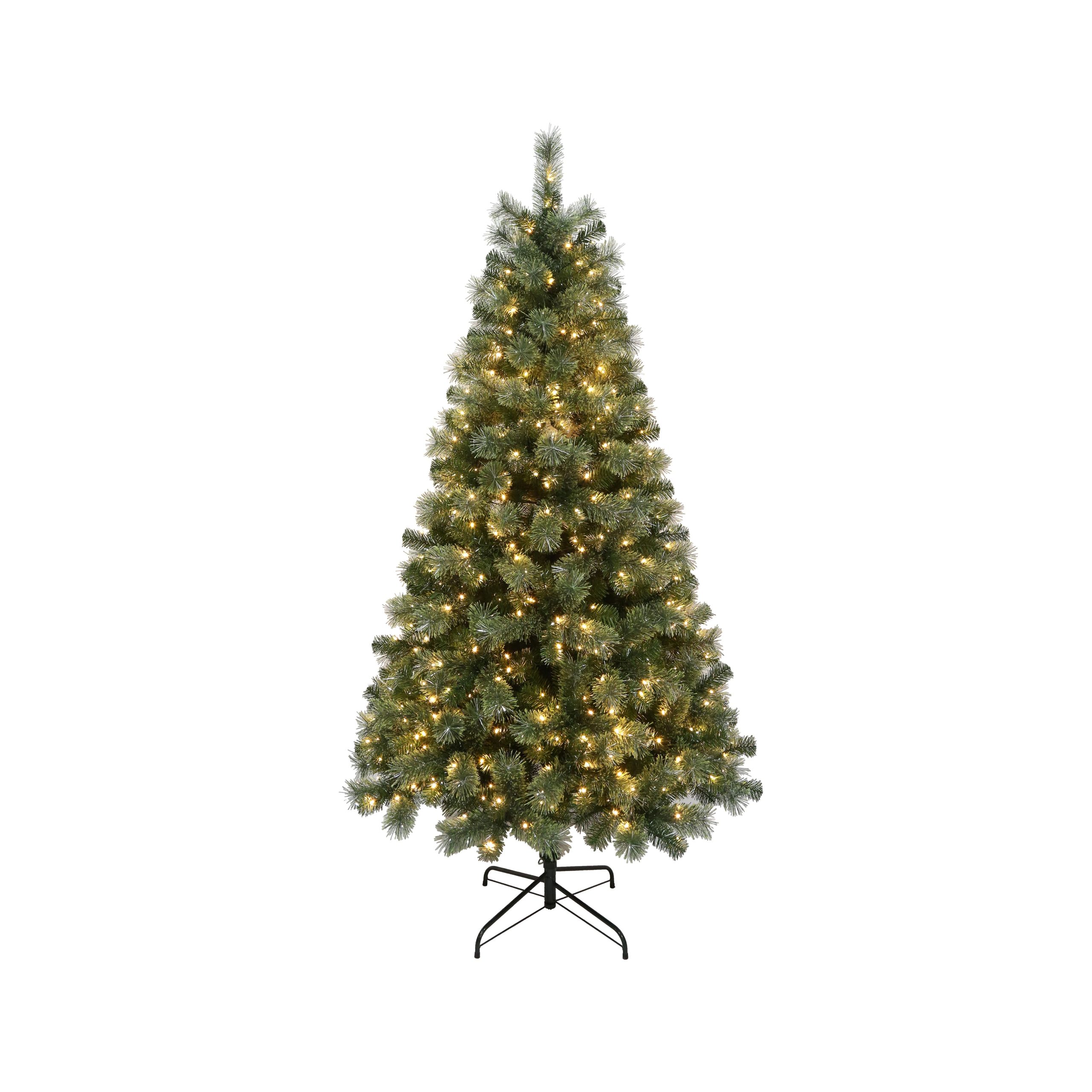 7ft. Pre-Lit Celebration Pine Artificial Christmas Tree, Warm White Mini LED Lights by Ashland® - Image 3