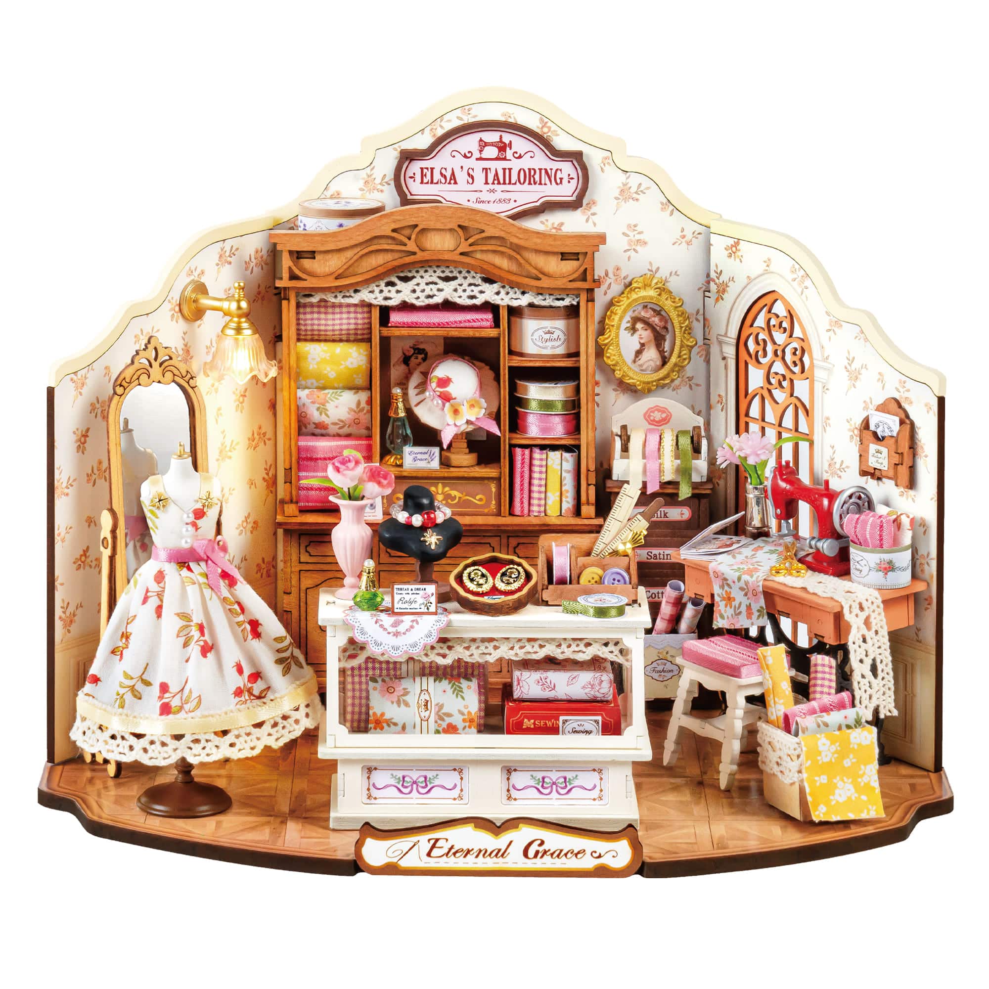 Rolife® Elsa's Tailoring DIY Miniature House Kit