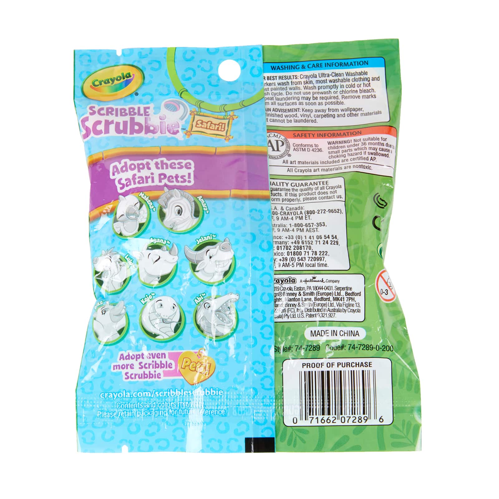 Assorted Crayola® Scribble Scrubbie™ Safari - Image 3