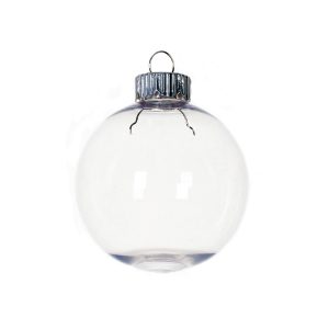 4 Pack 3.25" DIY Glass Ball Ornaments by Make Market®