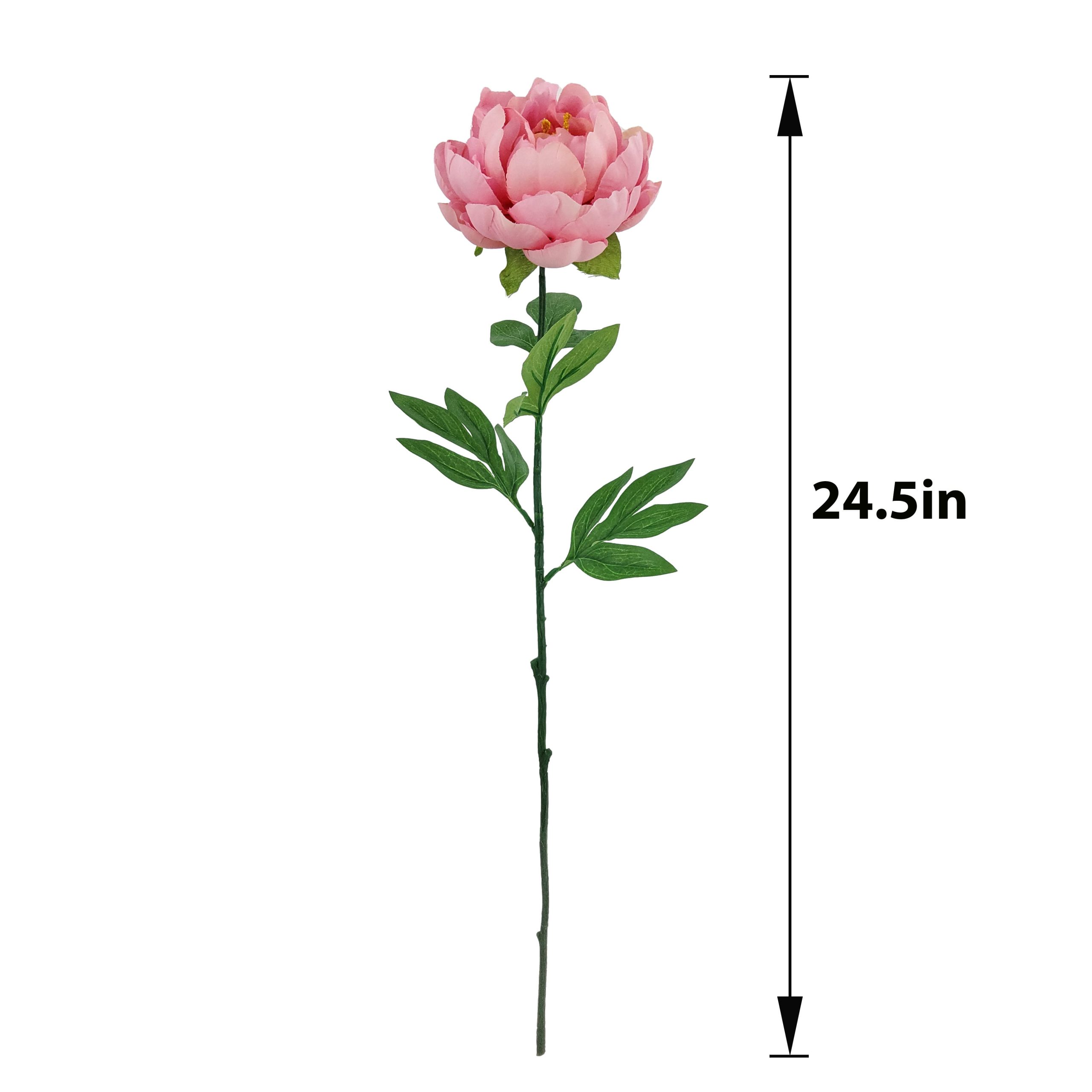 24.5" Pink Peony Stem by Ashland® - Image 3