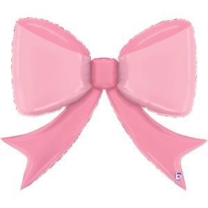 41" Pretty Pink Bow Foil Balloon