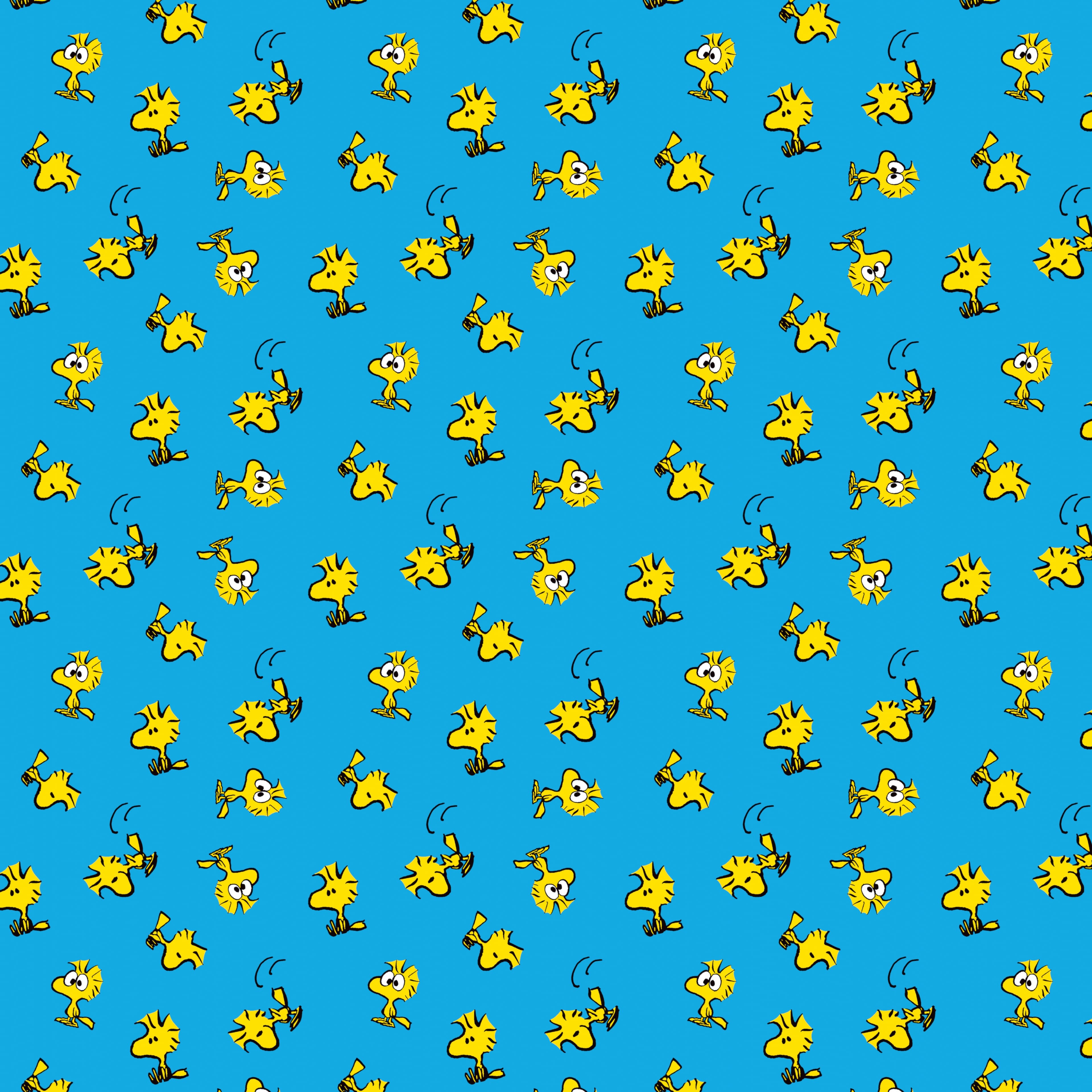 Peanuts® Woodstock Blue Cotton Fabric