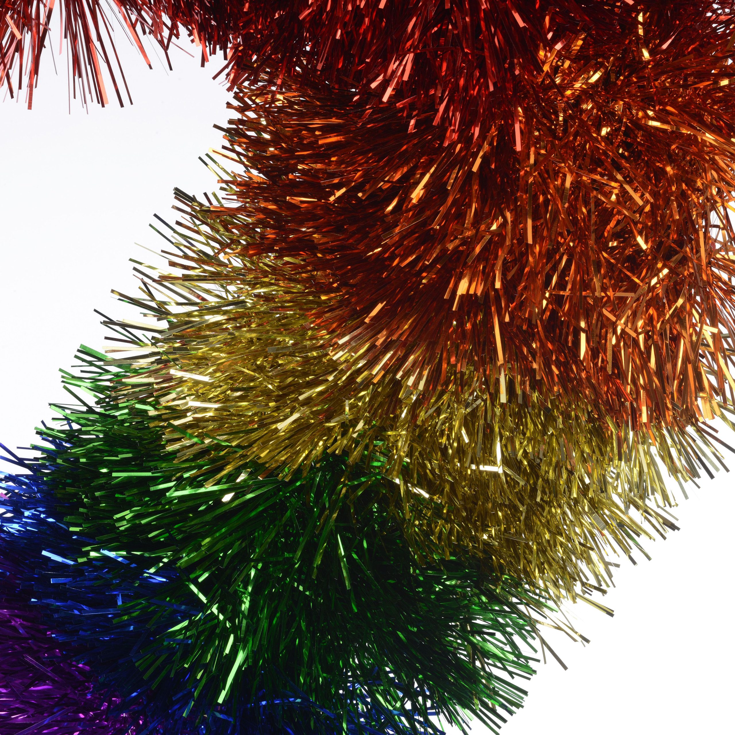 Pride Rainbow Tinsel Heart Wall Décor by Celebrate It™ - Image 2