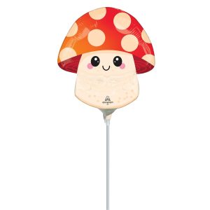 14" Food Friends Little Truffle Foil Stick Balloon