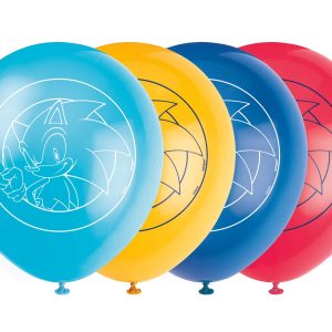 12" Sonic the Hedgehog™ Latex Balloons, 8ct.