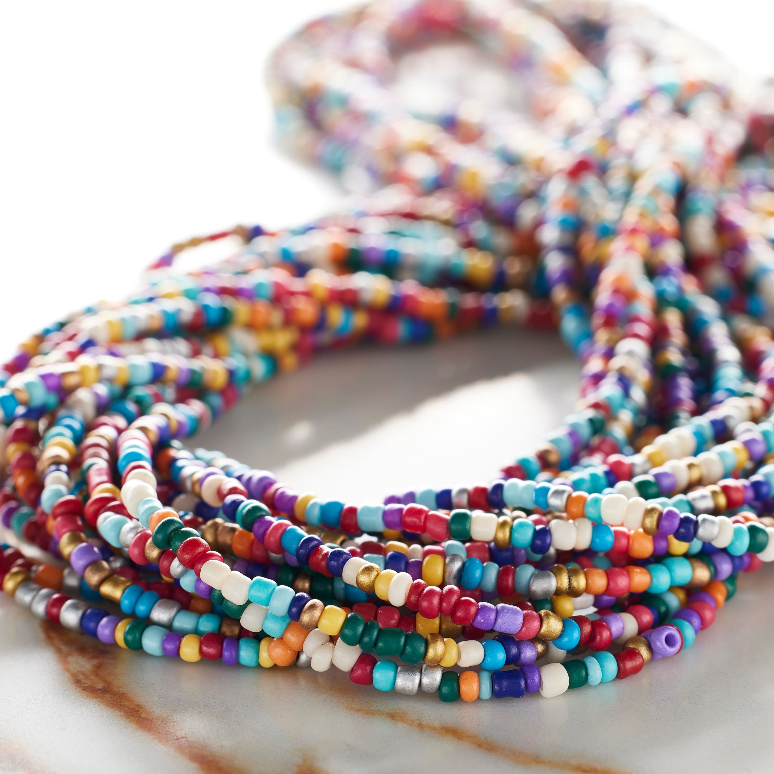 Multicolor Glass Seed Beads, 12/0 by Bead Landing™ - Image 2