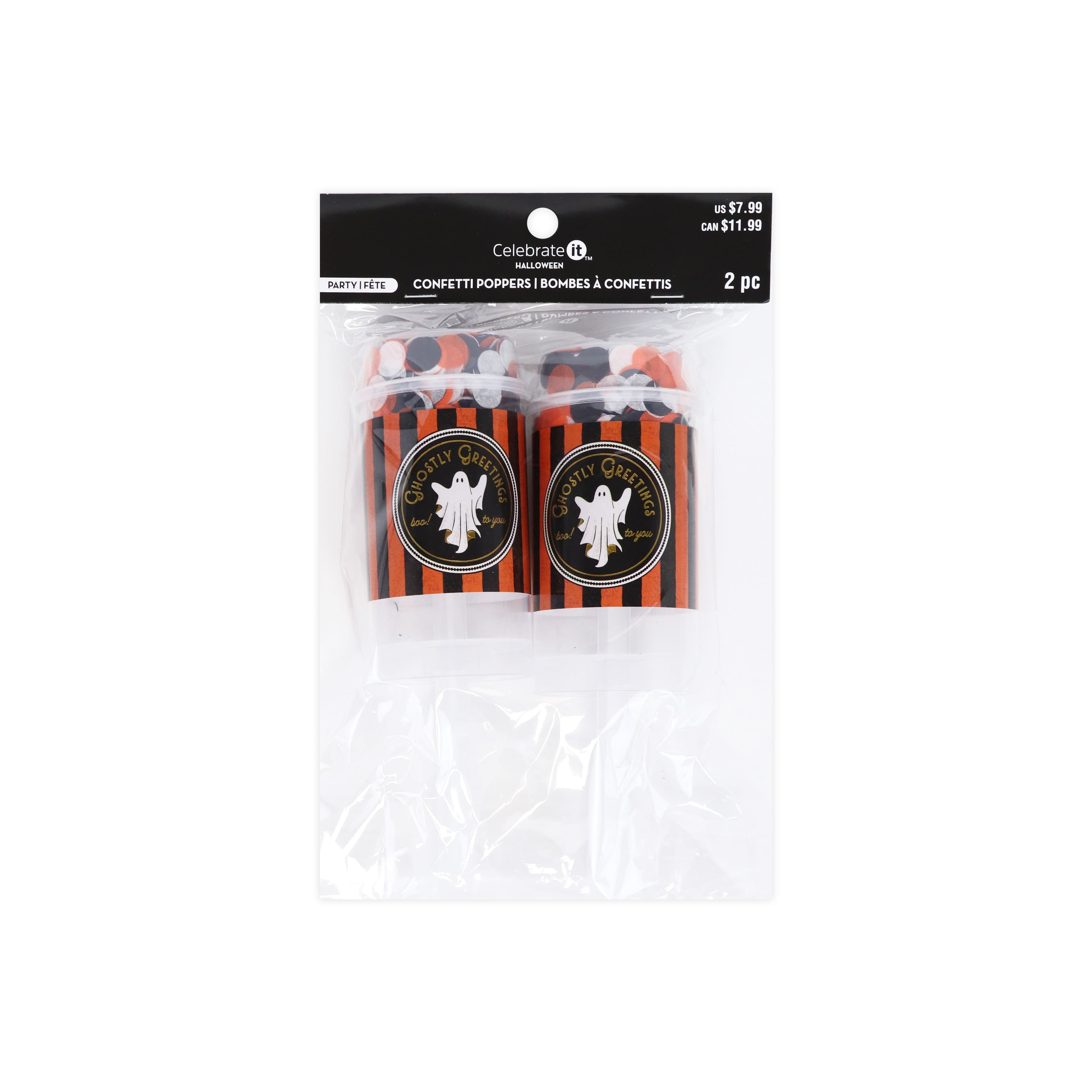 Halloween Vintage Confetti Poppers, 2ct. by Celebrate It™