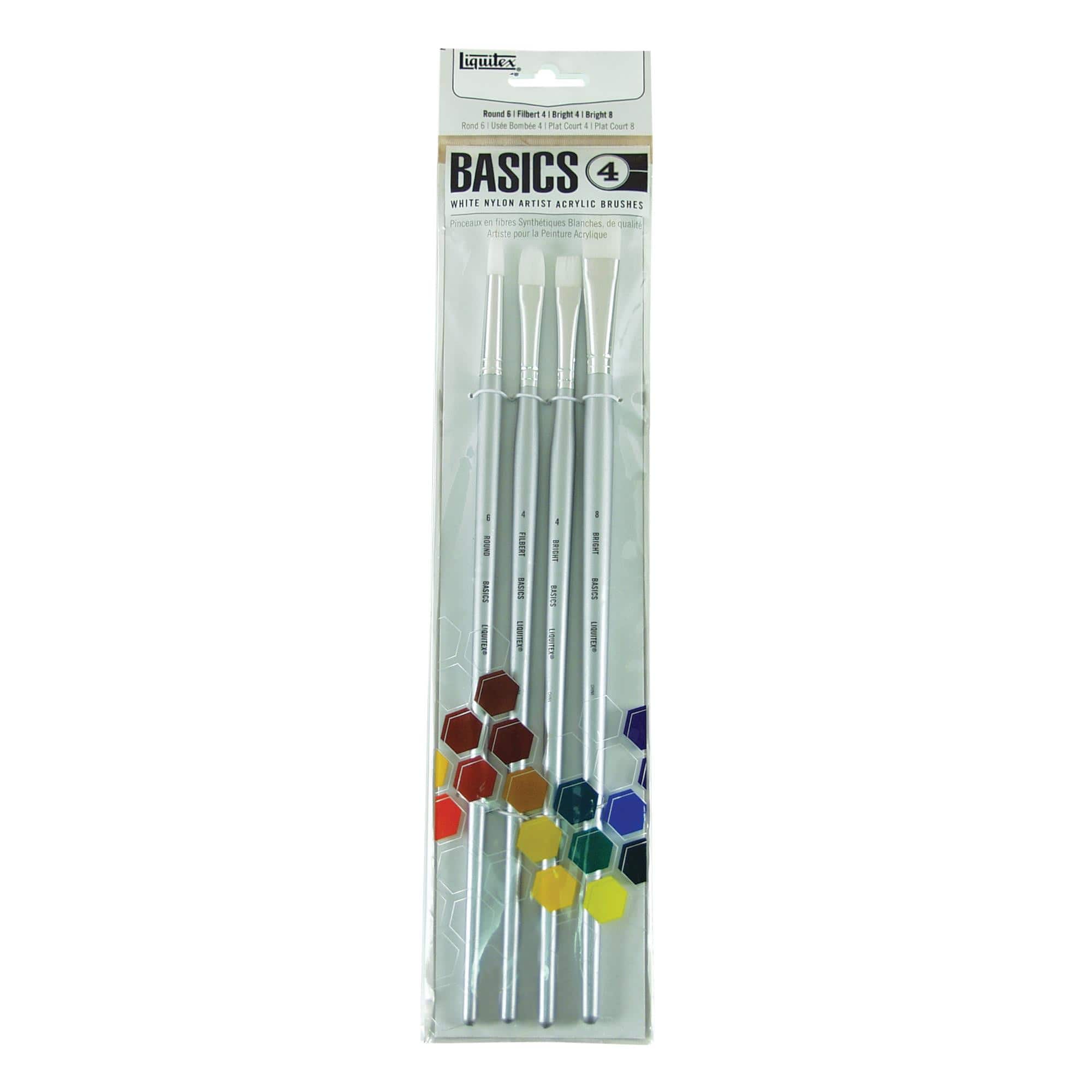 Liquitex® BASICS® 4 Piece Brush Set