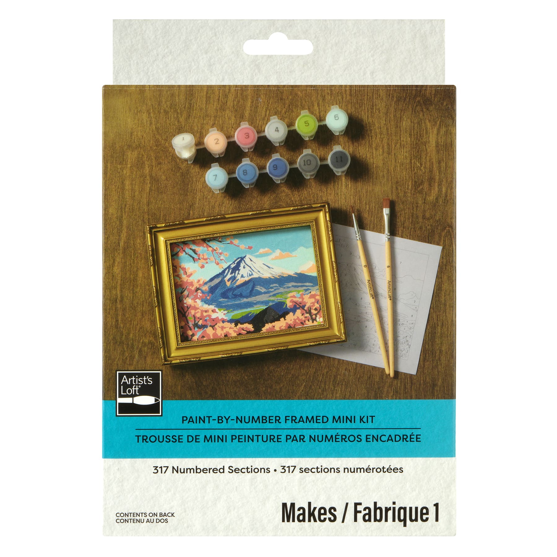 Mount Fuji Paint-by-Number Framed Mini Kit by Artist's Loft®