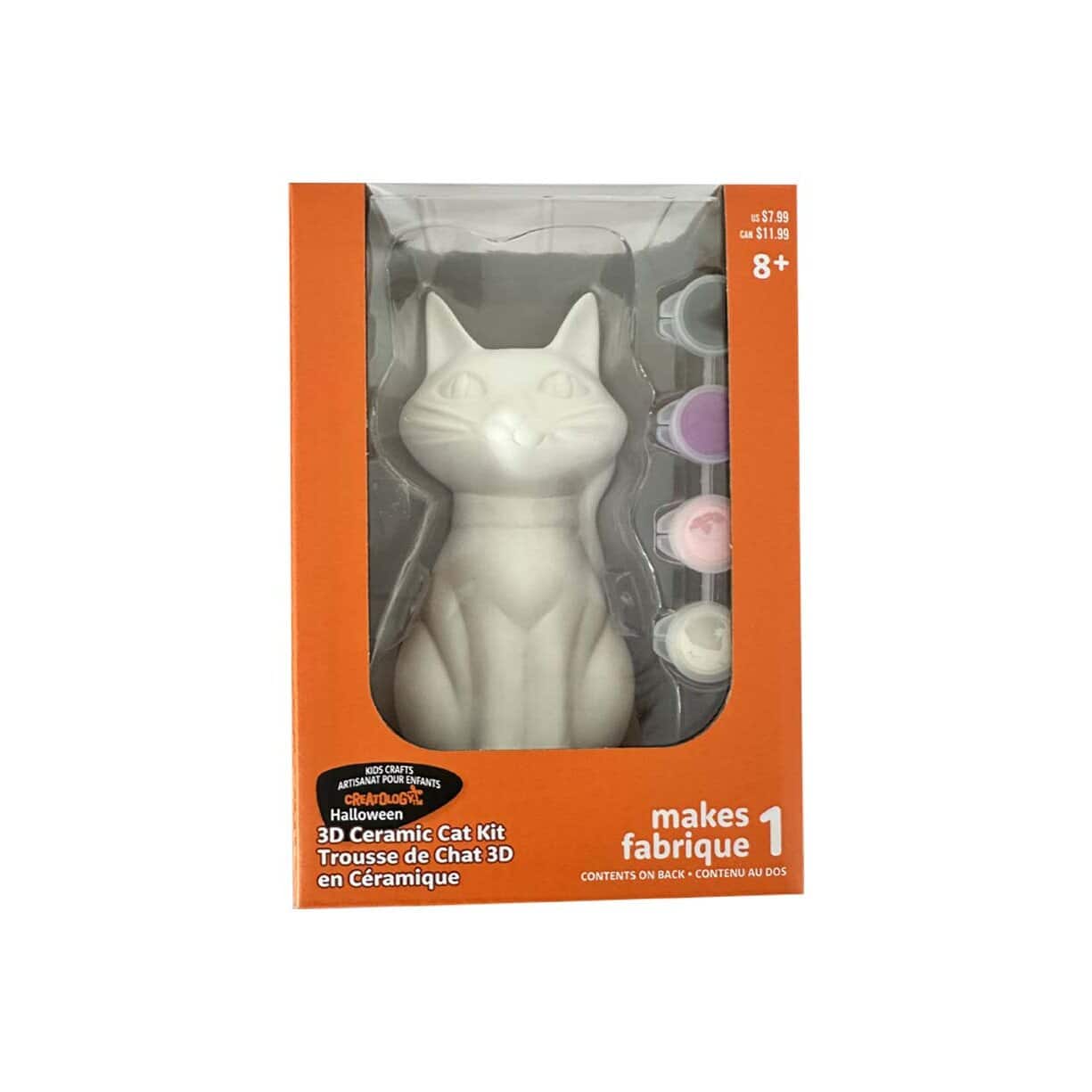 Color Your Own Ceramic Black Cat Figure Kit by Creatology™